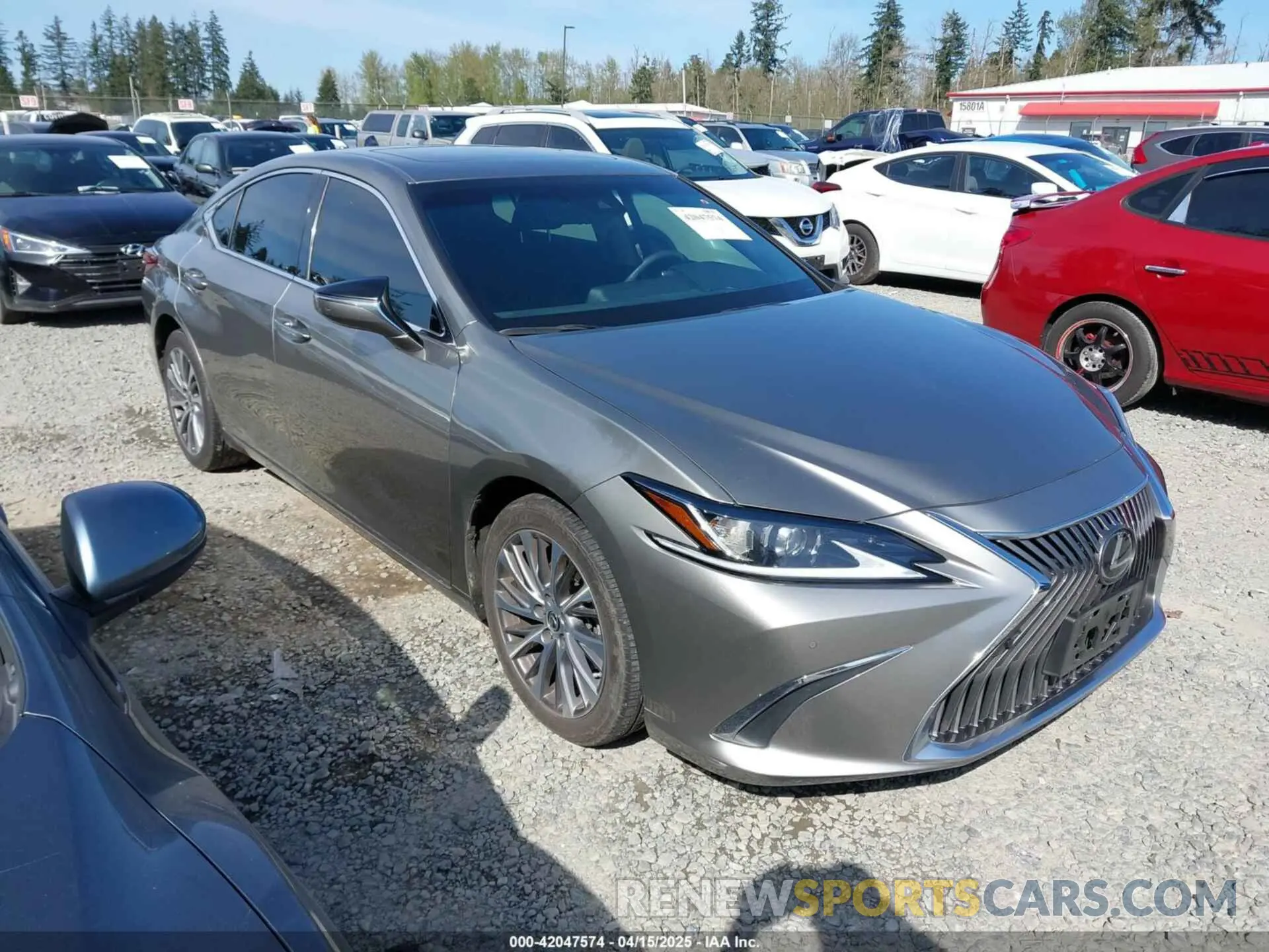 1 Photograph of a damaged car 58AD11D19MU003070 LEXUS ES 250 2021