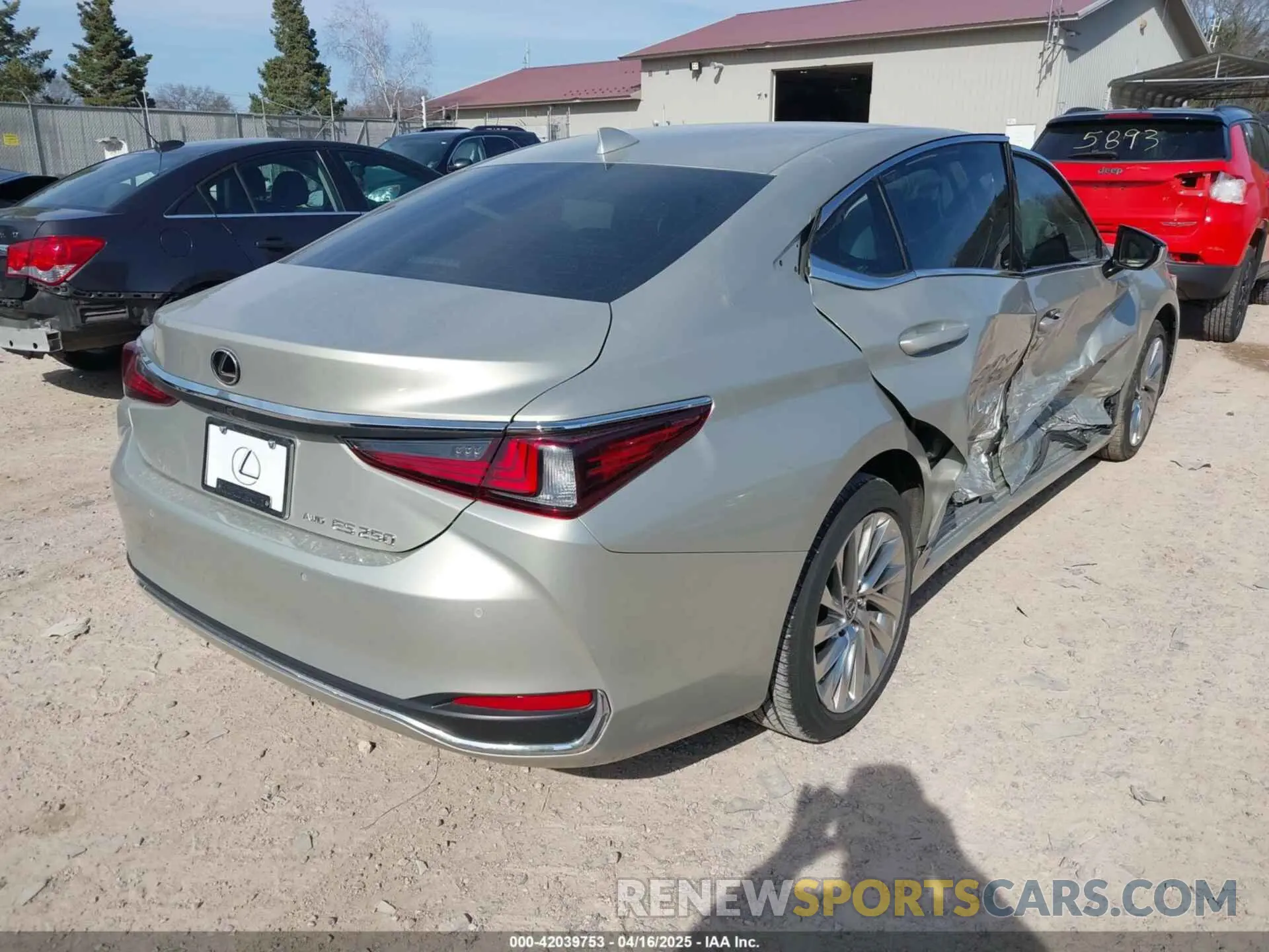 4 Photograph of a damaged car 58AF11D10MU004987 LEXUS ES 250 2021