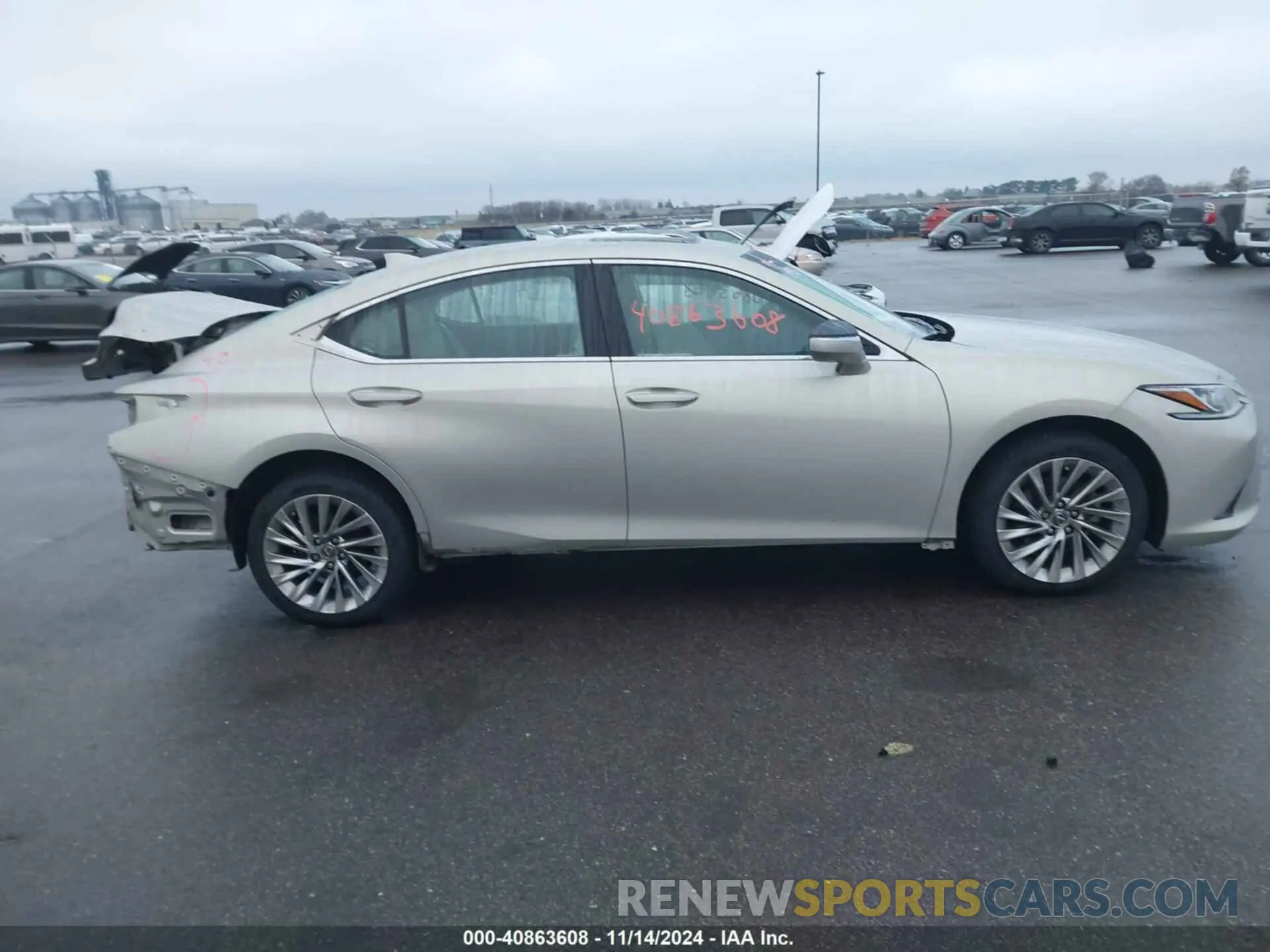 13 Photograph of a damaged car 58AE11D19NU008842 LEXUS ES 250 2022