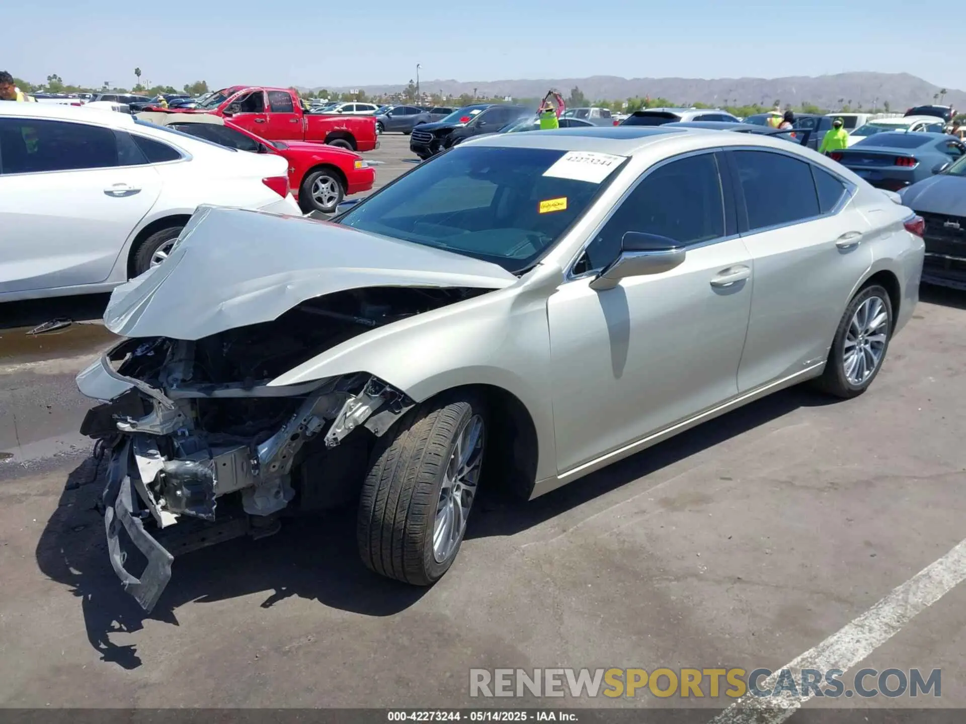 2 Photograph of a damaged car 58AB21B15KU002342 LEXUS ES 300H 2019