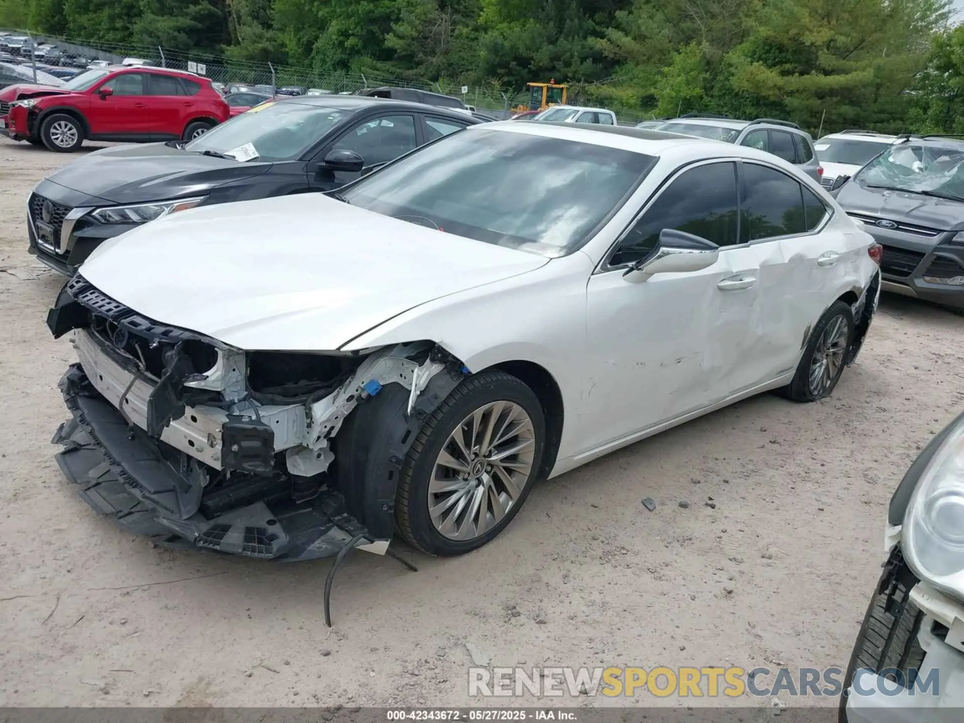 2 Photograph of a damaged car JTHB21B10K2007888 LEXUS ES 300H 2019