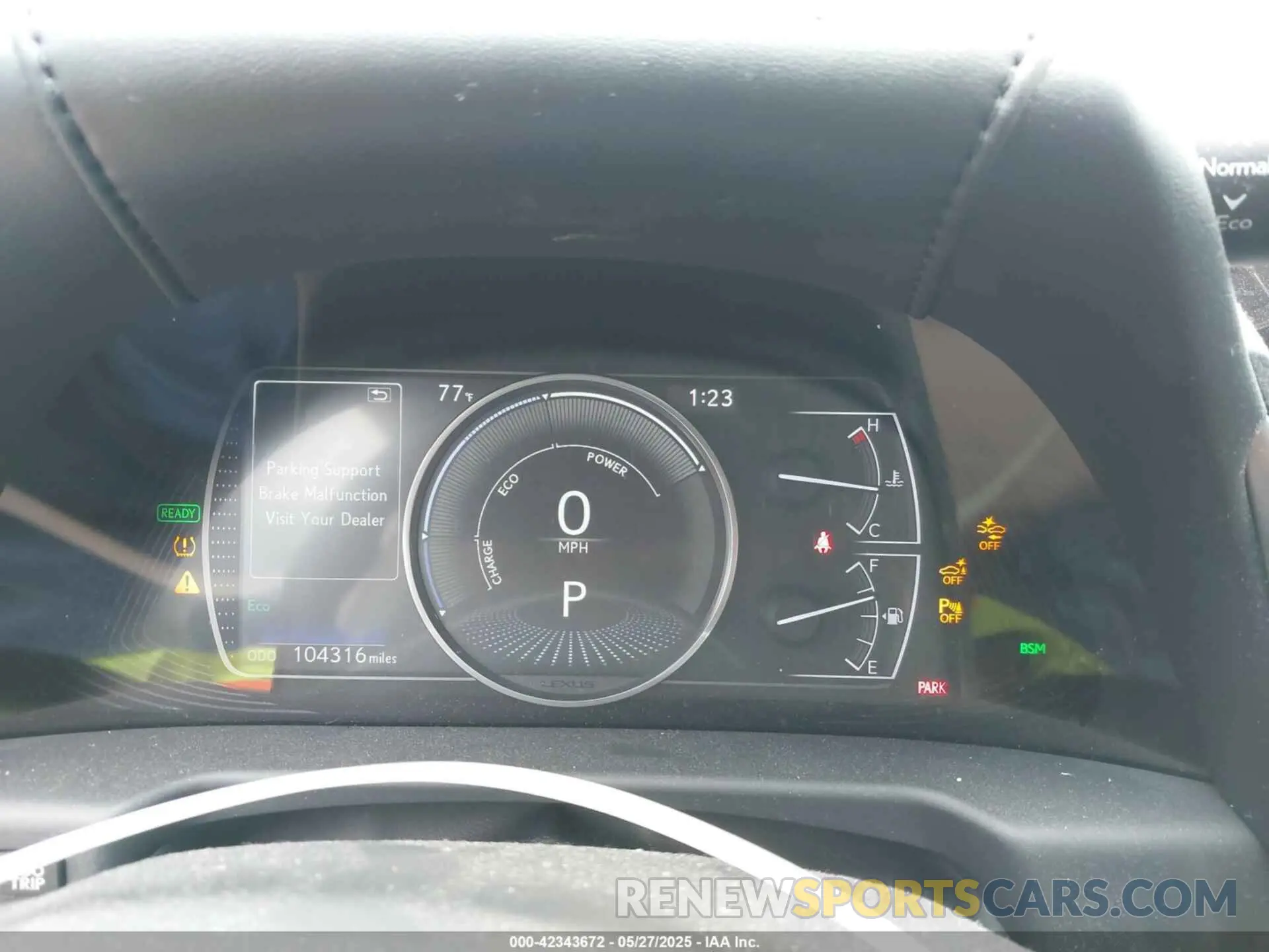 7 Photograph of a damaged car JTHB21B10K2007888 LEXUS ES 300H 2019