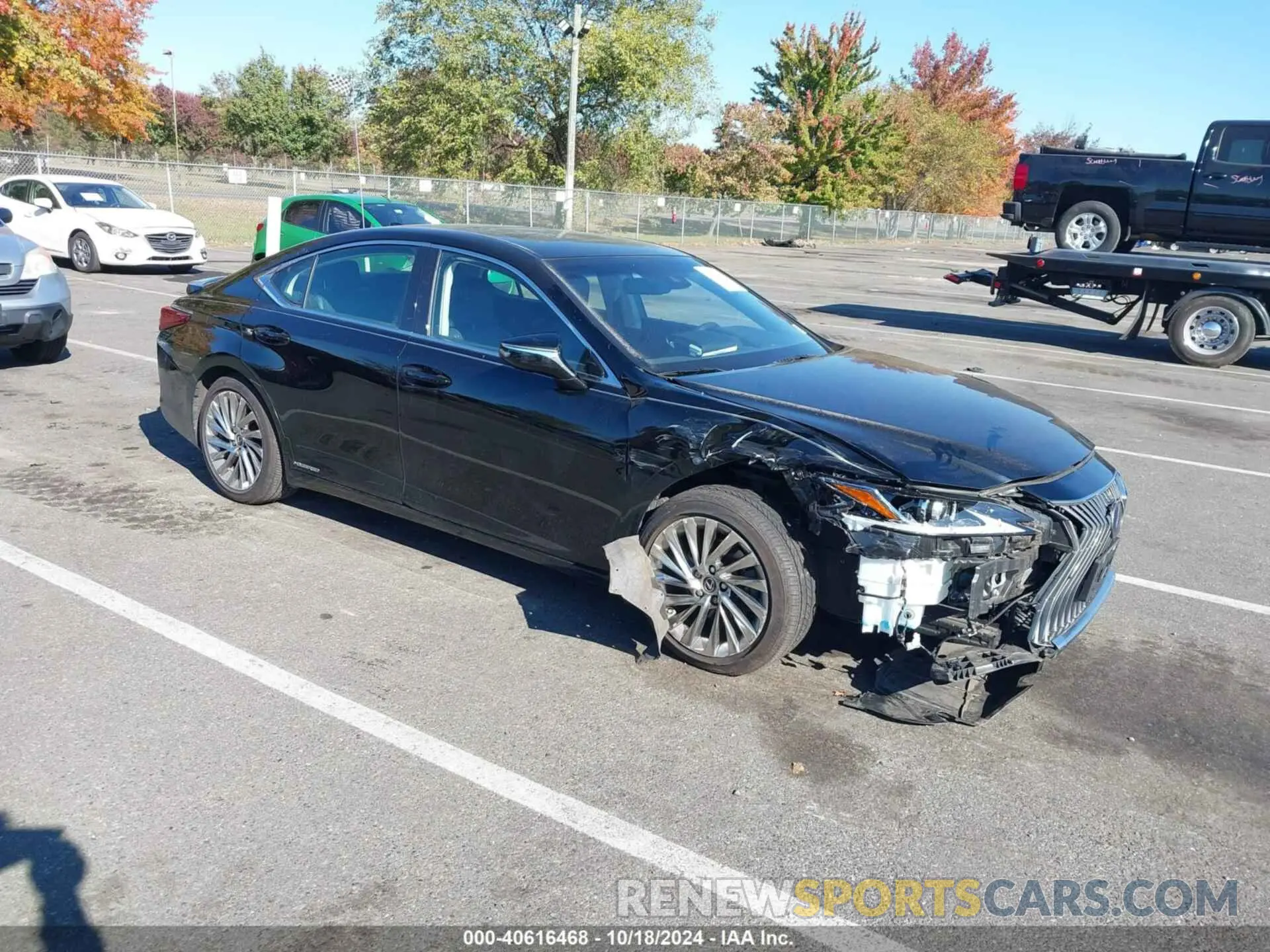 1 Photograph of a damaged car JTHB21B11K2028538 LEXUS ES 300H 2019