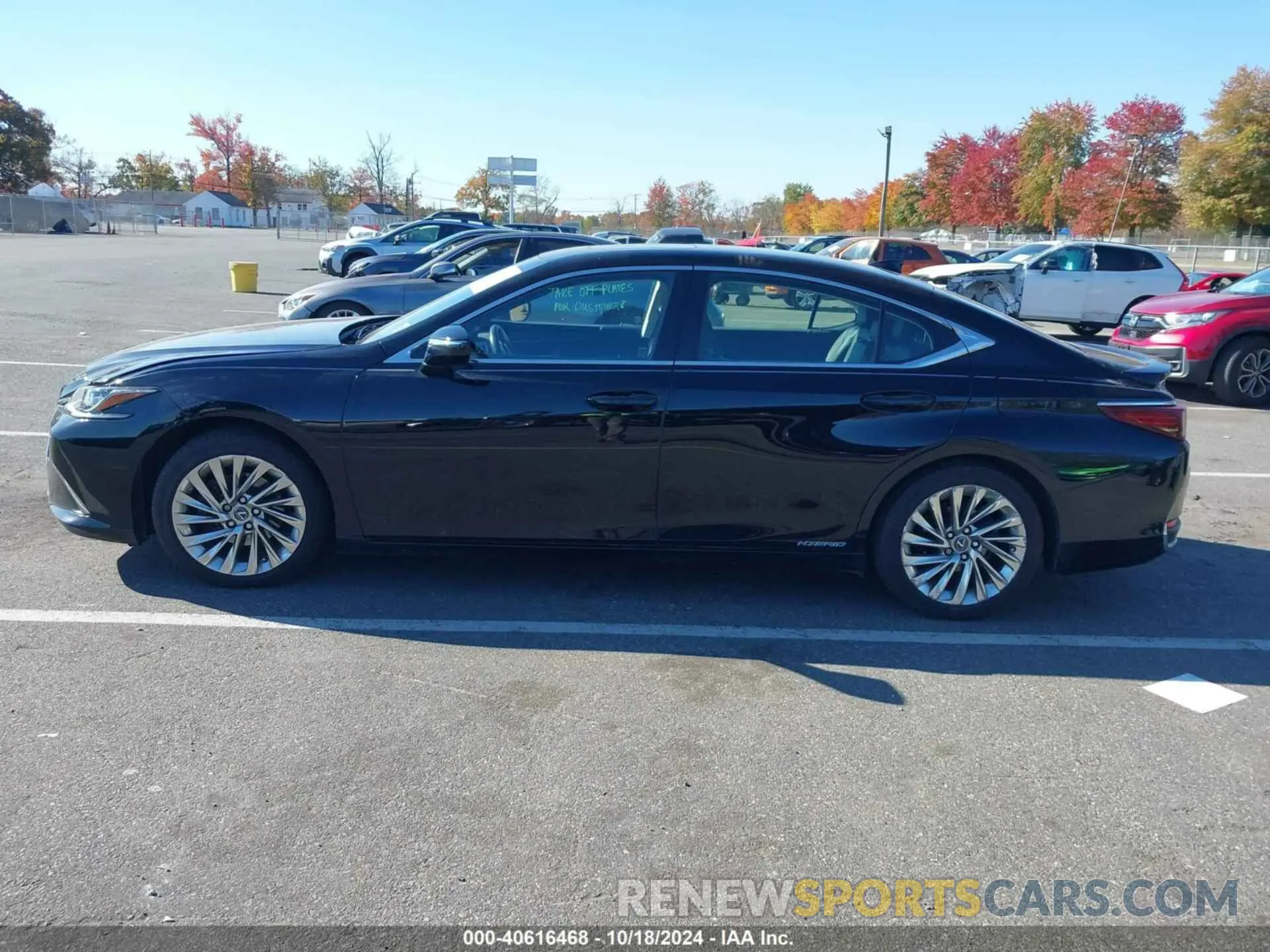 15 Photograph of a damaged car JTHB21B11K2028538 LEXUS ES 300H 2019