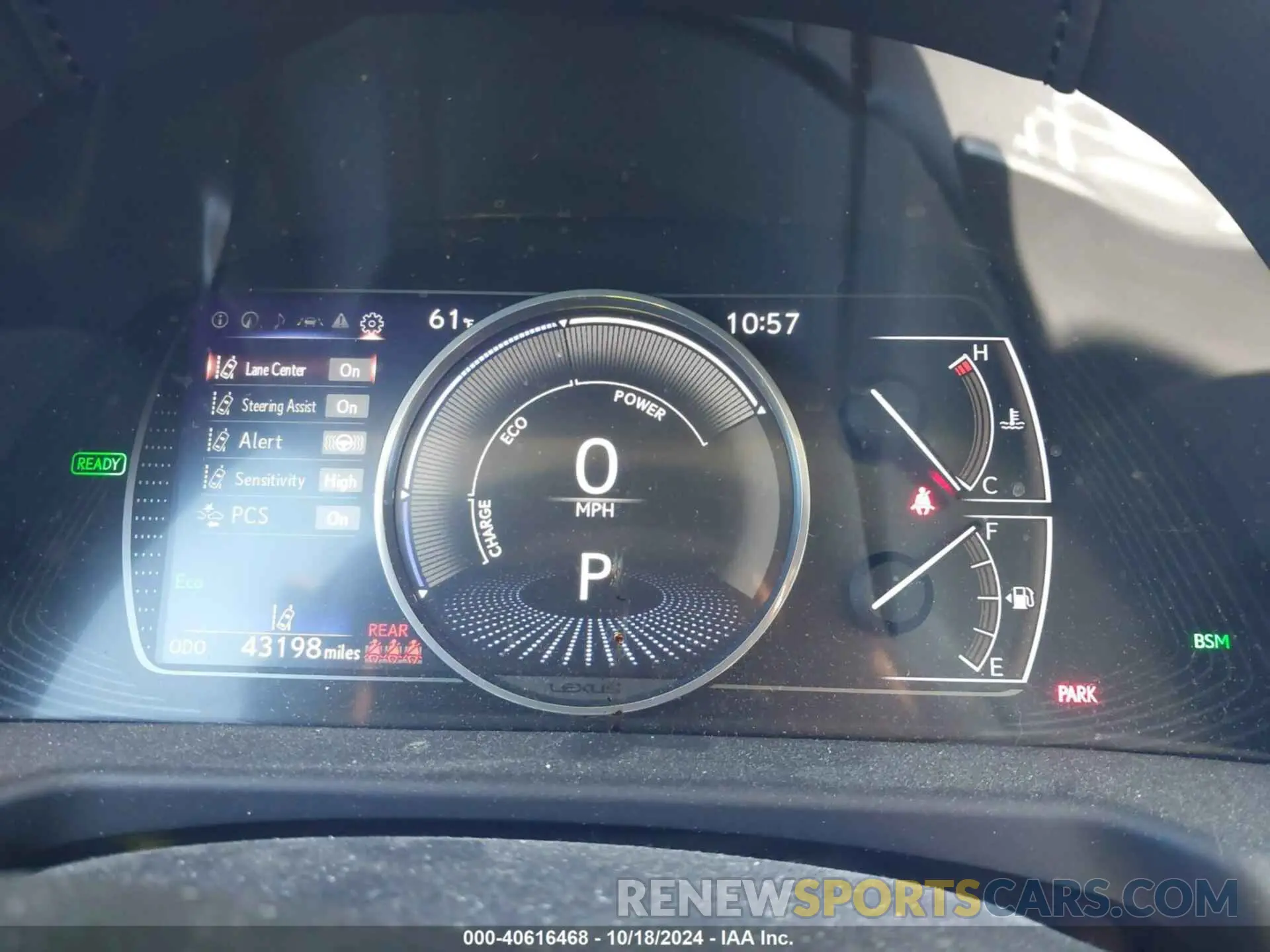 7 Photograph of a damaged car JTHB21B11K2028538 LEXUS ES 300H 2019