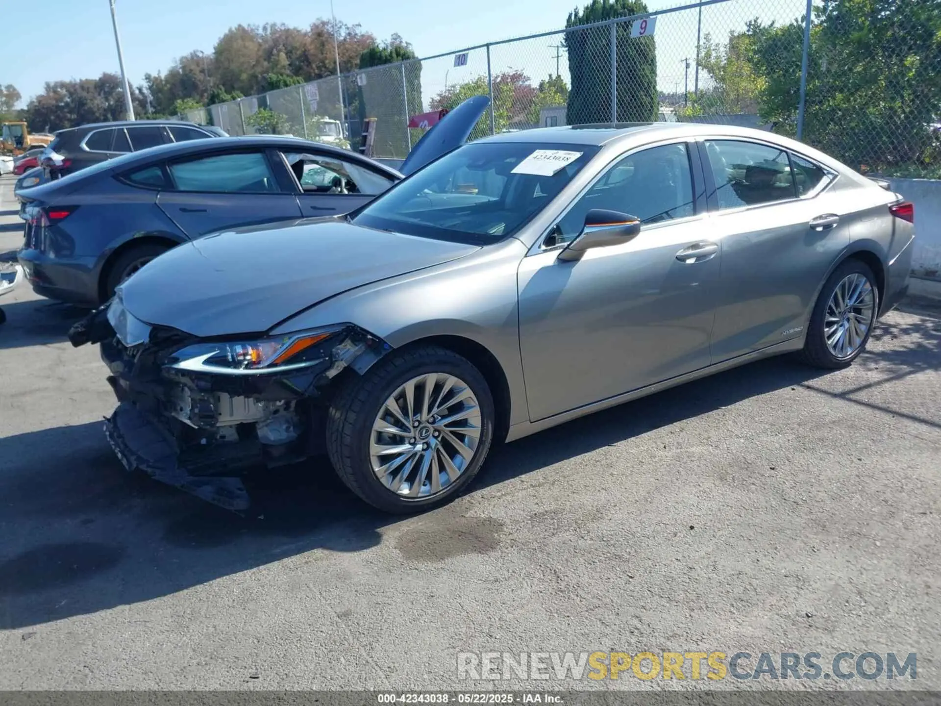 2 Photograph of a damaged car JTHB21B15K2031457 LEXUS ES 300H 2019