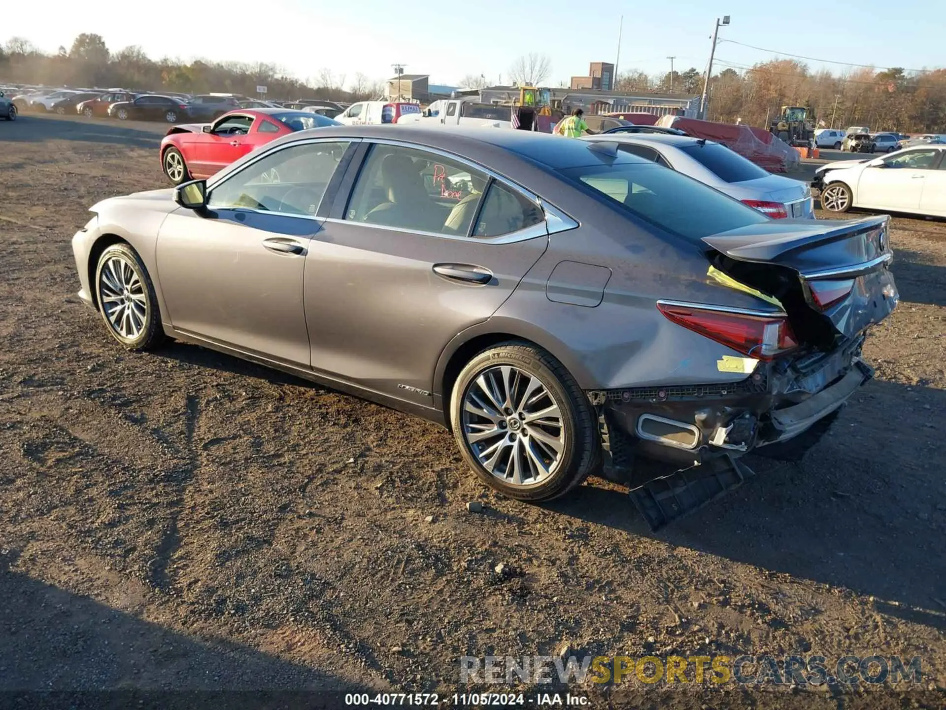 3 Photograph of a damaged car JTHB21B15K2045150 LEXUS ES 300H 2019