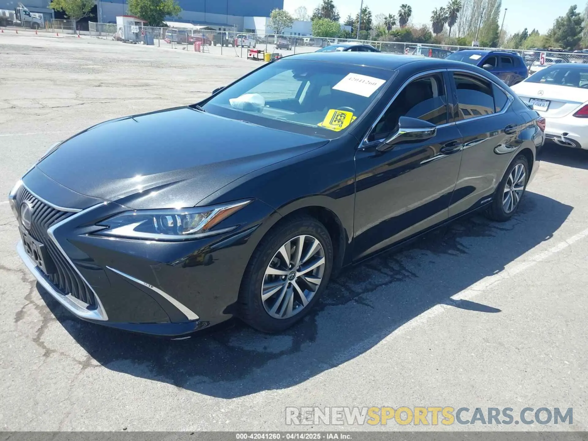 2 Photograph of a damaged car JTHB21B19K2012264 LEXUS ES 300H 2019