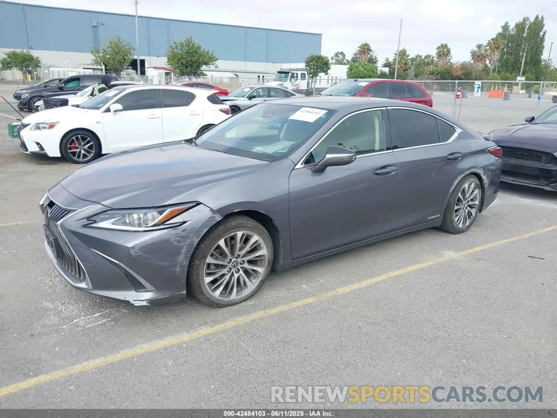2 Photograph of a damaged car JTHB21B19K2022809 LEXUS ES 300H 2019