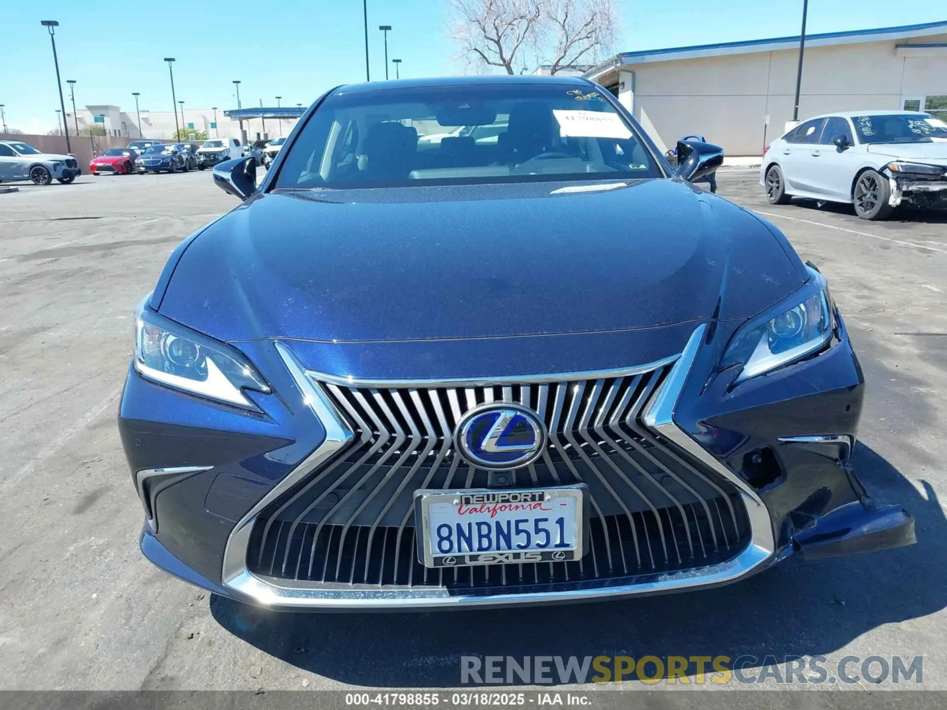 12 Photograph of a damaged car JTHB21B19K2041120 LEXUS ES 300H 2019