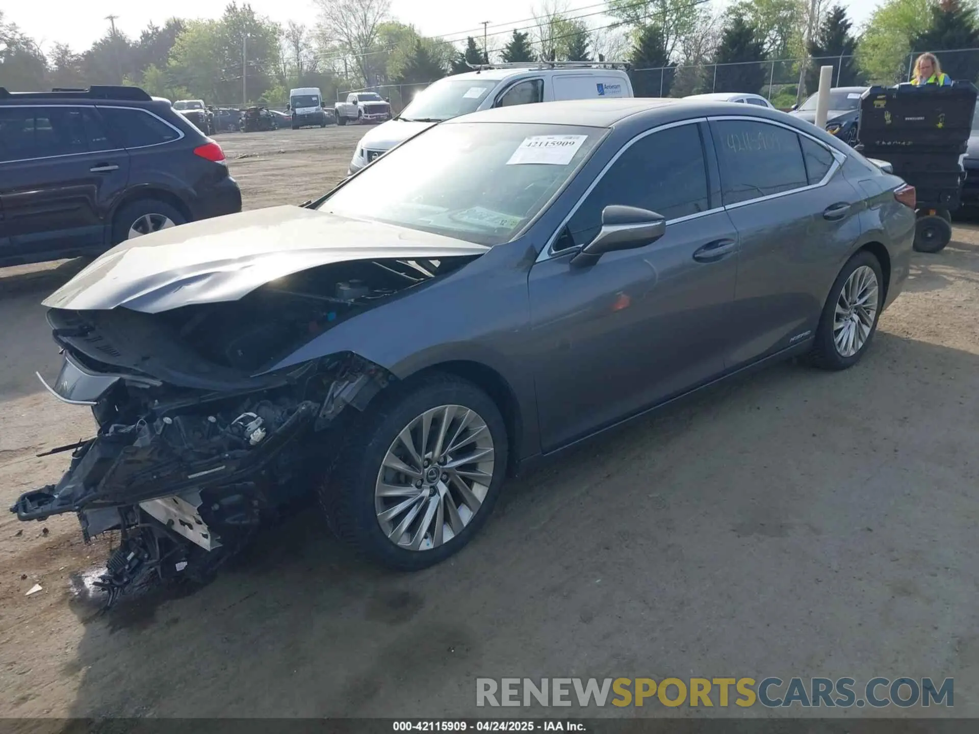 2 Photograph of a damaged car 58AEA1C13MU005774 LEXUS ES 300H 2021