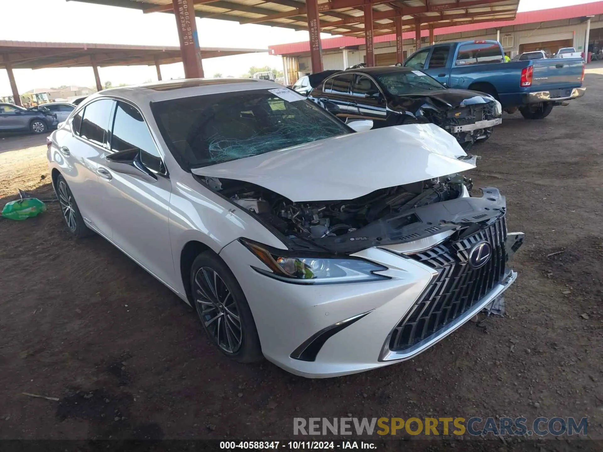1 Photograph of a damaged car 58ADA1C12NU024927 LEXUS ES 300H 2022