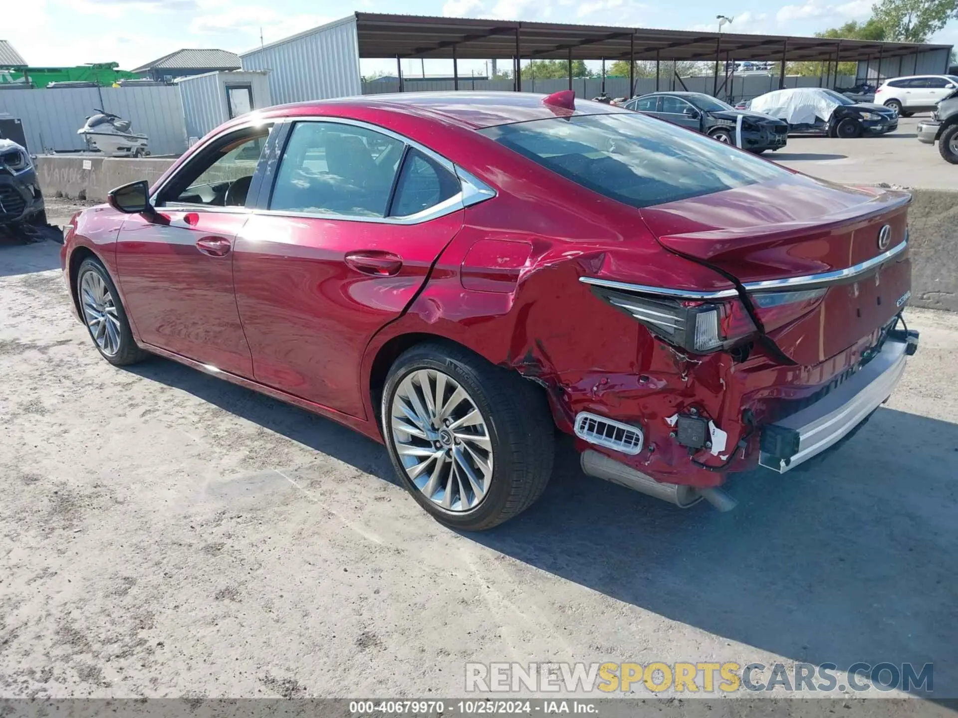 3 Photograph of a damaged car 58AFA1C18PU032753 LEXUS ES 300H 2023