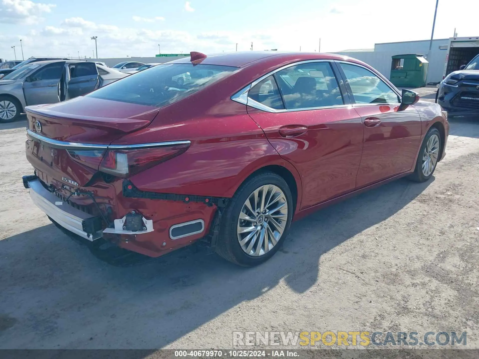 4 Photograph of a damaged car 58AFA1C18PU032753 LEXUS ES 300H 2023