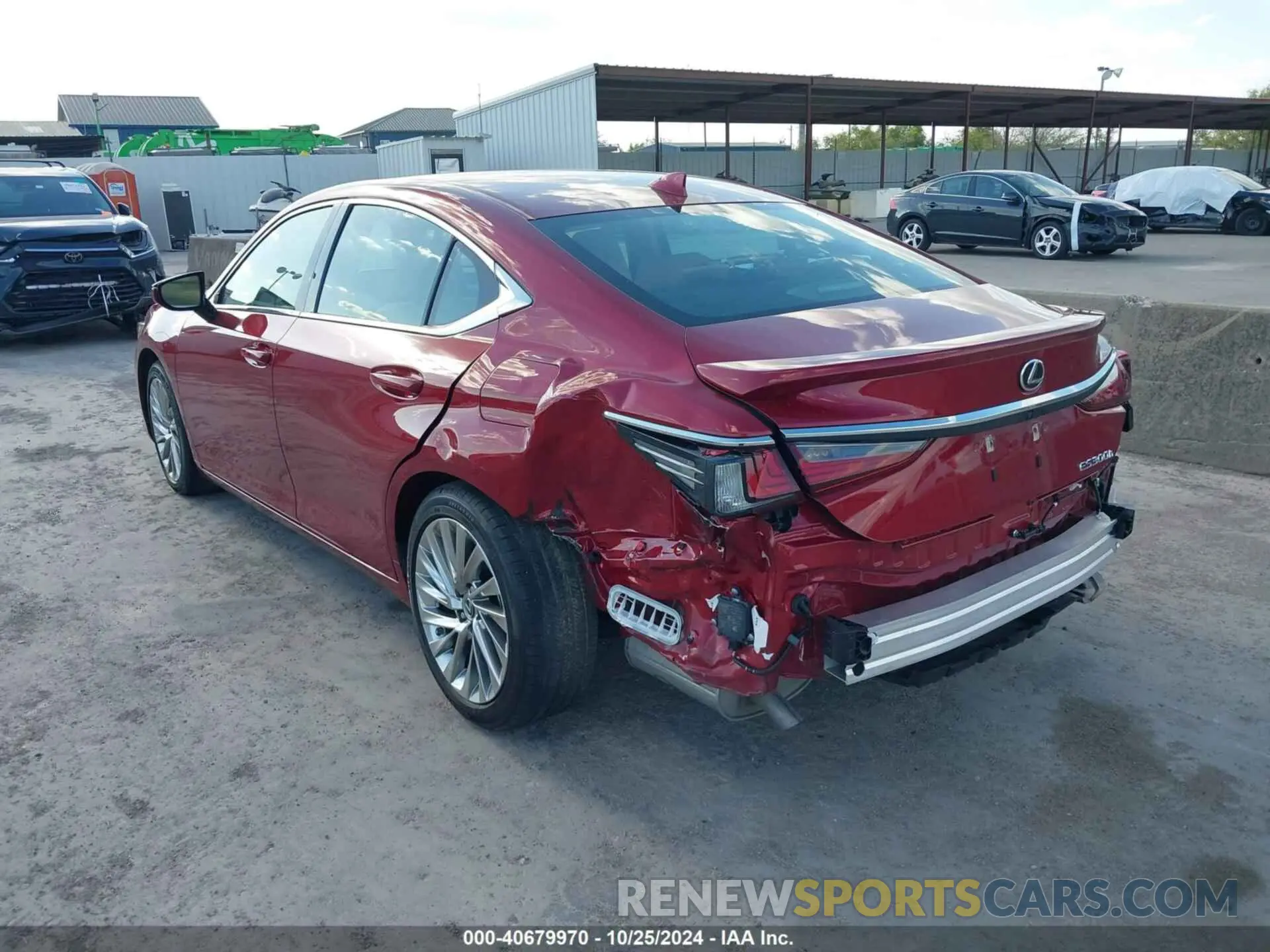 6 Photograph of a damaged car 58AFA1C18PU032753 LEXUS ES 300H 2023