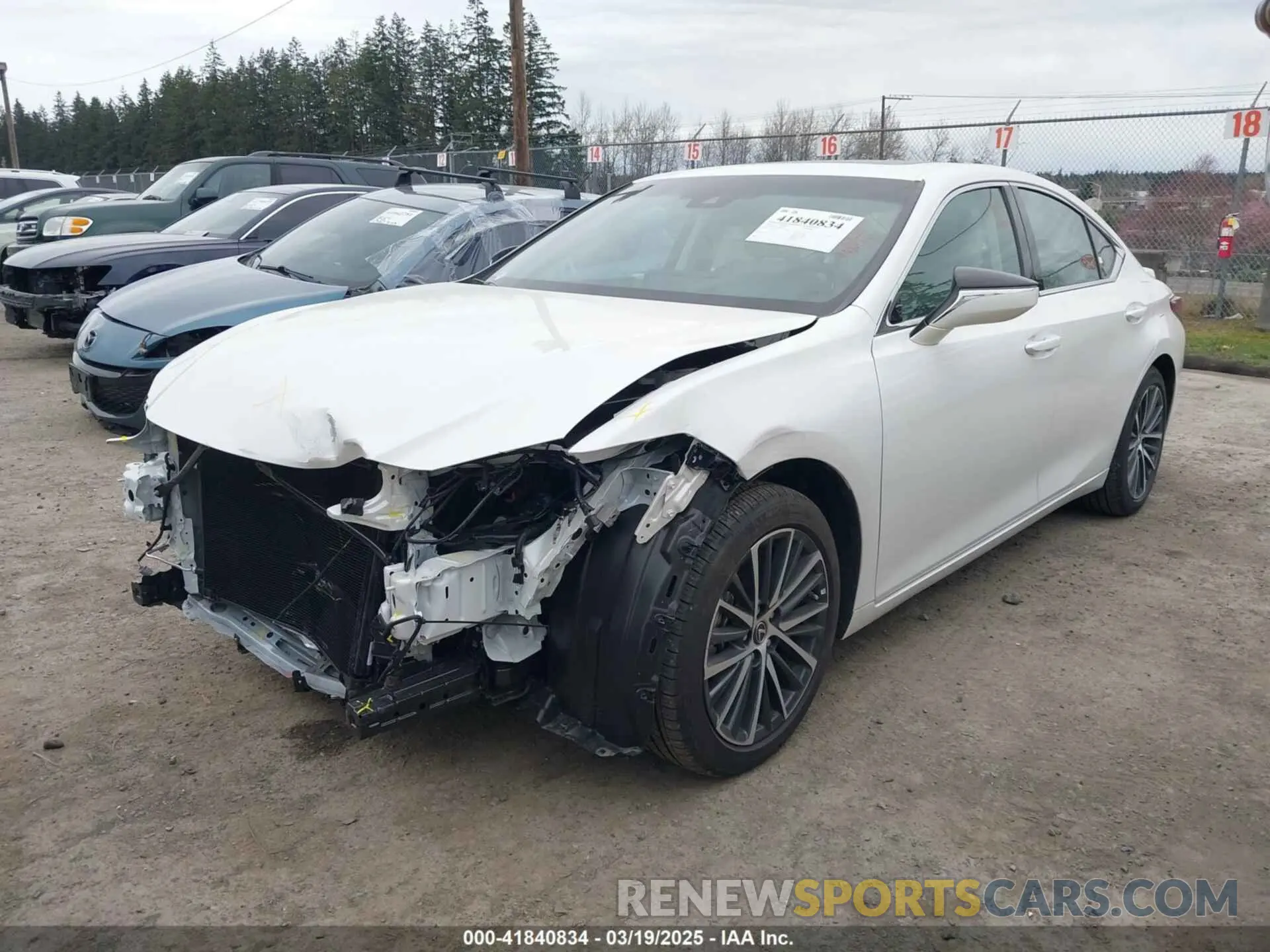 2 Photograph of a damaged car 58ADA1C11SU058997 LEXUS ES 300H 2025