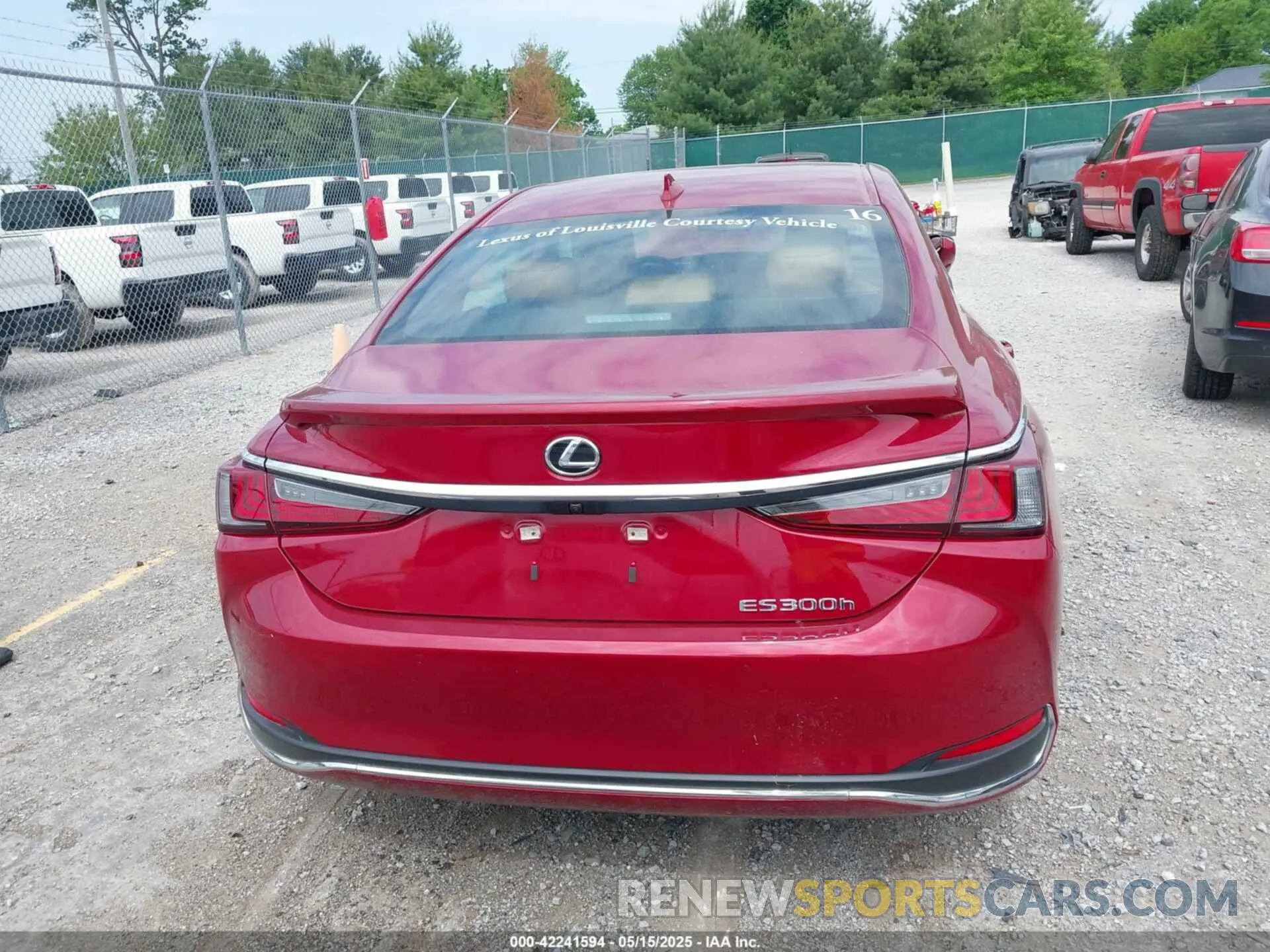 16 Photograph of a damaged car 58AFA1C13SU055320 LEXUS ES 300H 2025