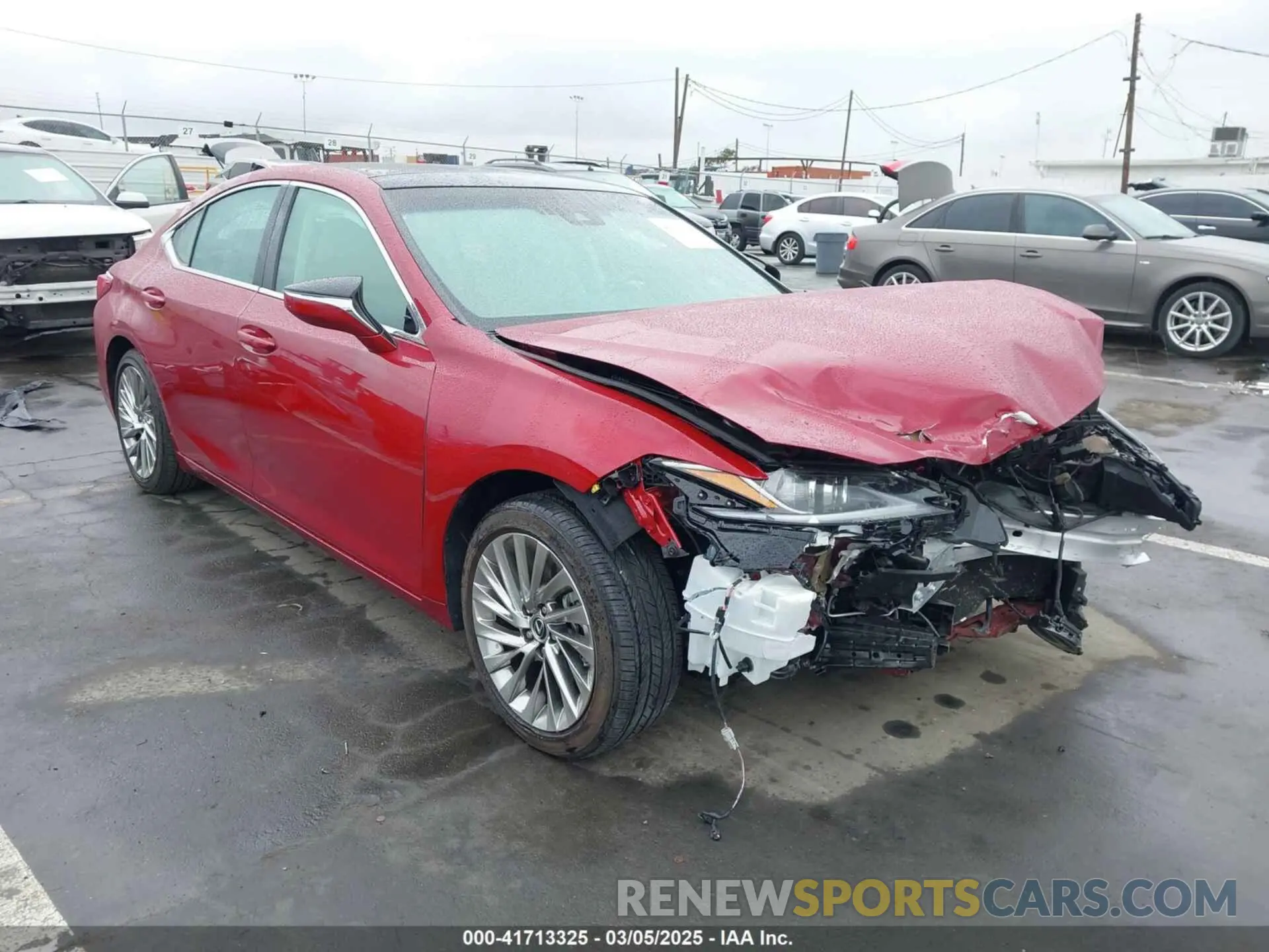 1 Photograph of a damaged car 58ABZ1B11KU023524 LEXUS ES 350 2019
