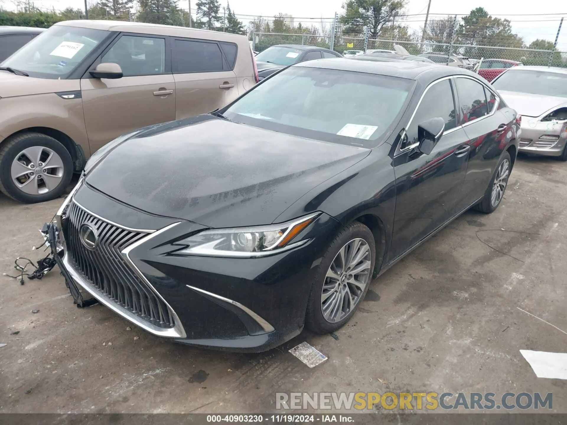 2 Photograph of a damaged car 58ABZ1B11KU024849 LEXUS ES 350 2019