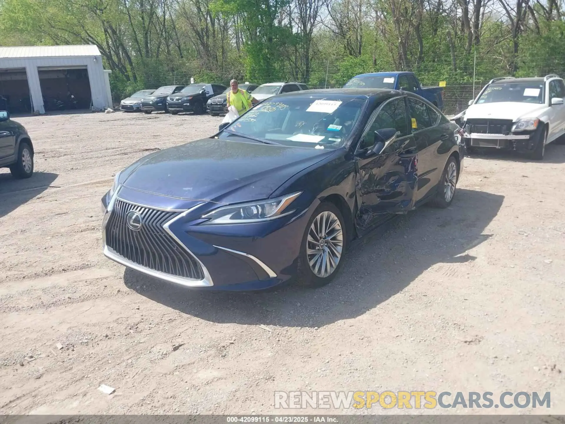 2 Photograph of a damaged car 58ABZ1B12KU022530 LEXUS ES 350 2019