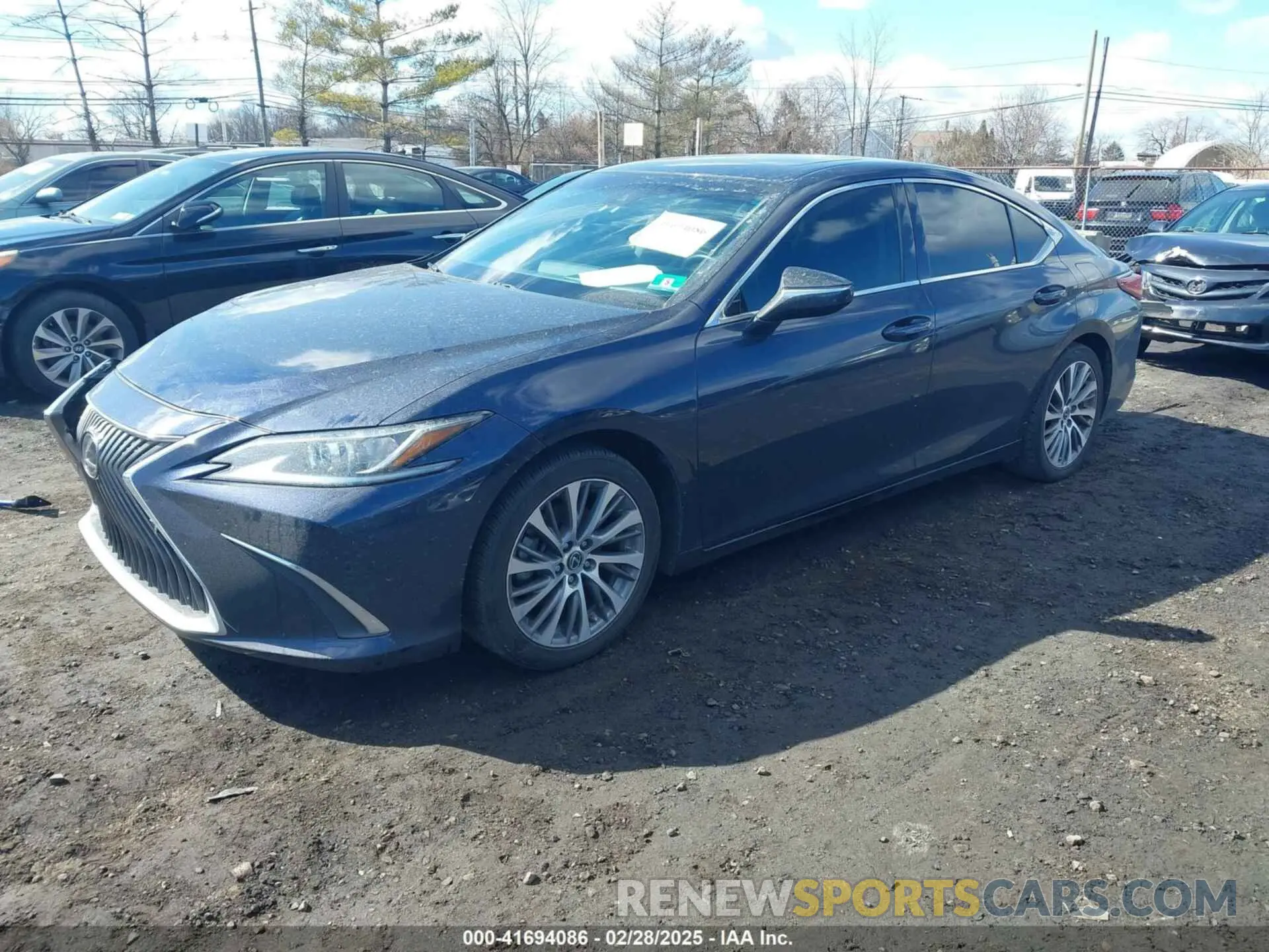 2 Photograph of a damaged car 58ABZ1B13KU043290 LEXUS ES 350 2019