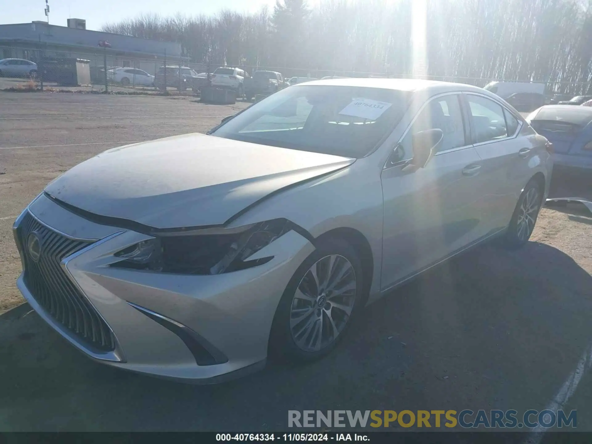 2 Photograph of a damaged car 58ABZ1B14KU018186 LEXUS ES 350 2019