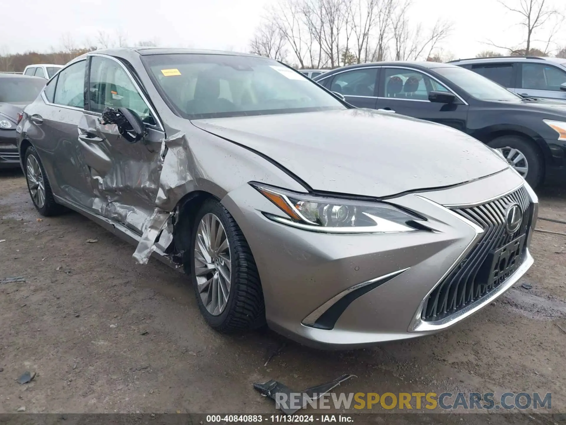 1 Photograph of a damaged car 58ABZ1B14KU023629 LEXUS ES 350 2019