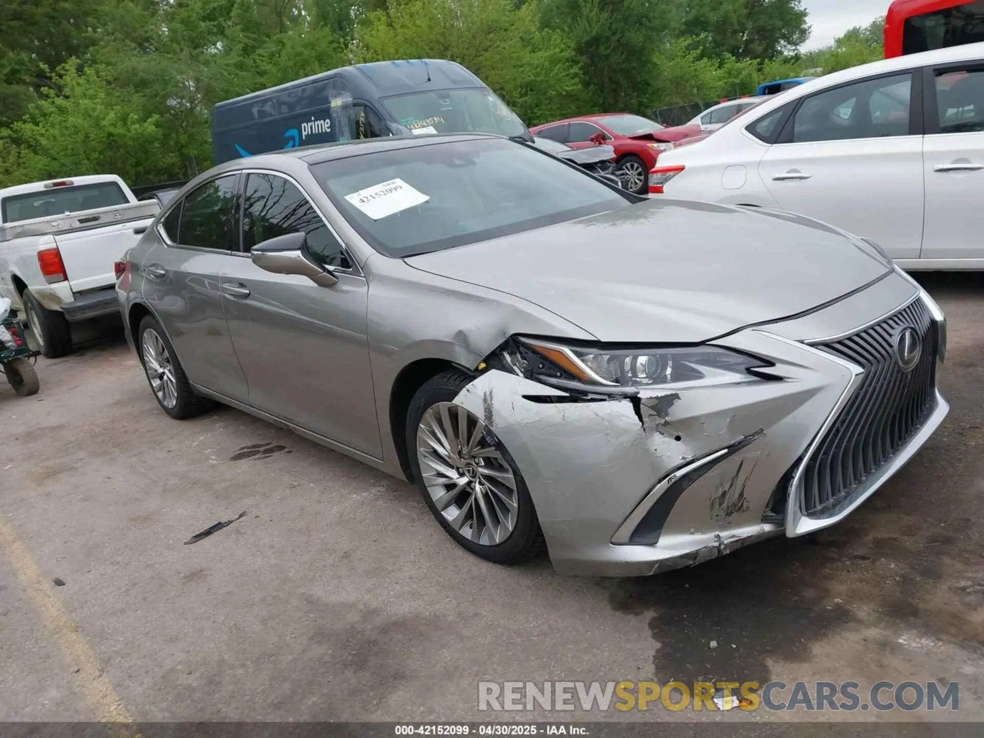 1 Photograph of a damaged car 58ABZ1B14KU030063 LEXUS ES 350 2019