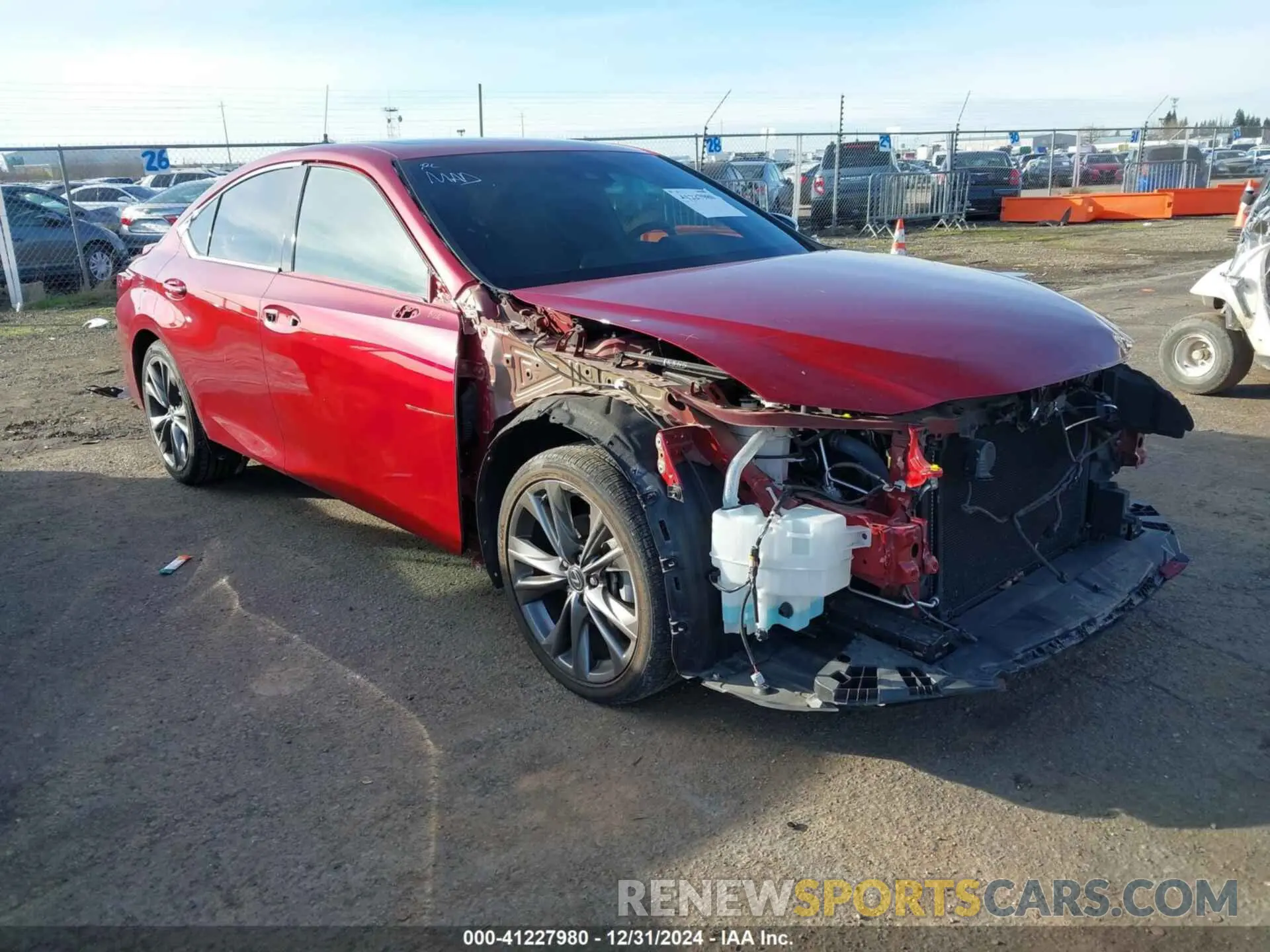 1 Photograph of a damaged car 58ABZ1B14KU050295 LEXUS ES 350 2019