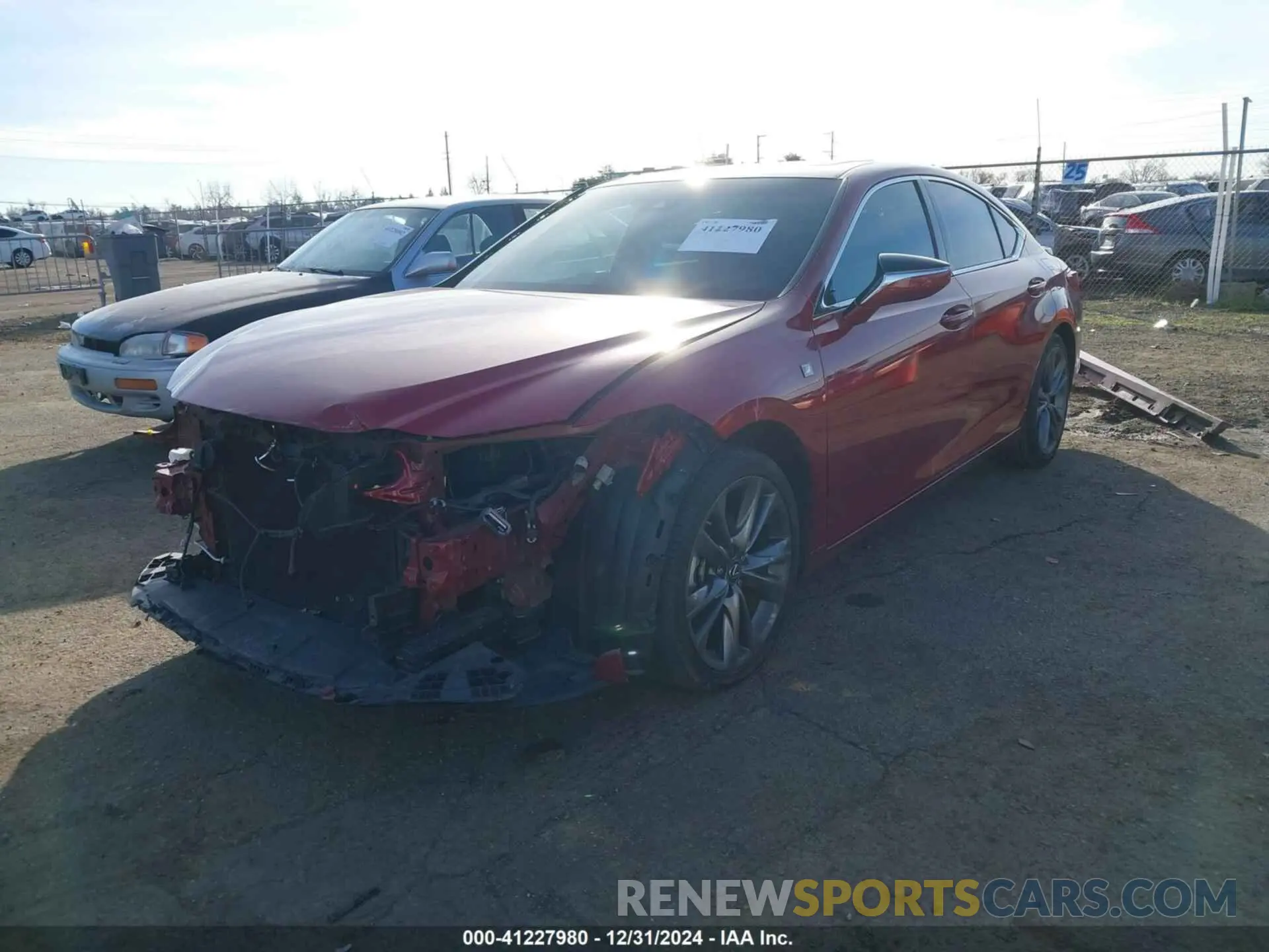 2 Photograph of a damaged car 58ABZ1B14KU050295 LEXUS ES 350 2019