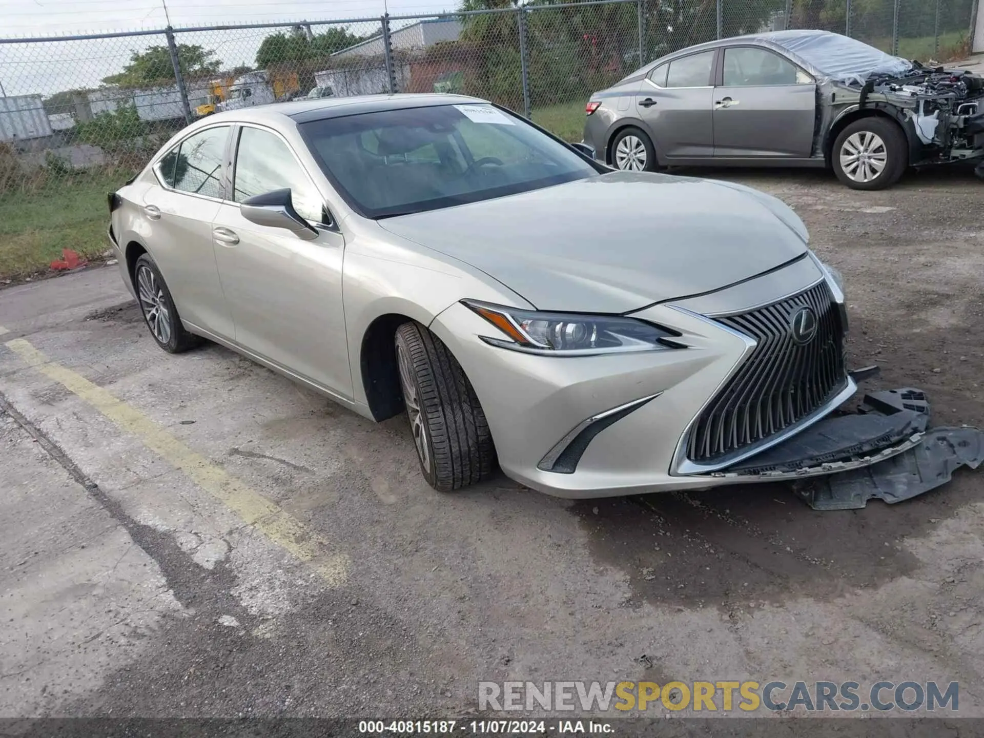 1 Photograph of a damaged car 58ABZ1B15KU043727 LEXUS ES 350 2019