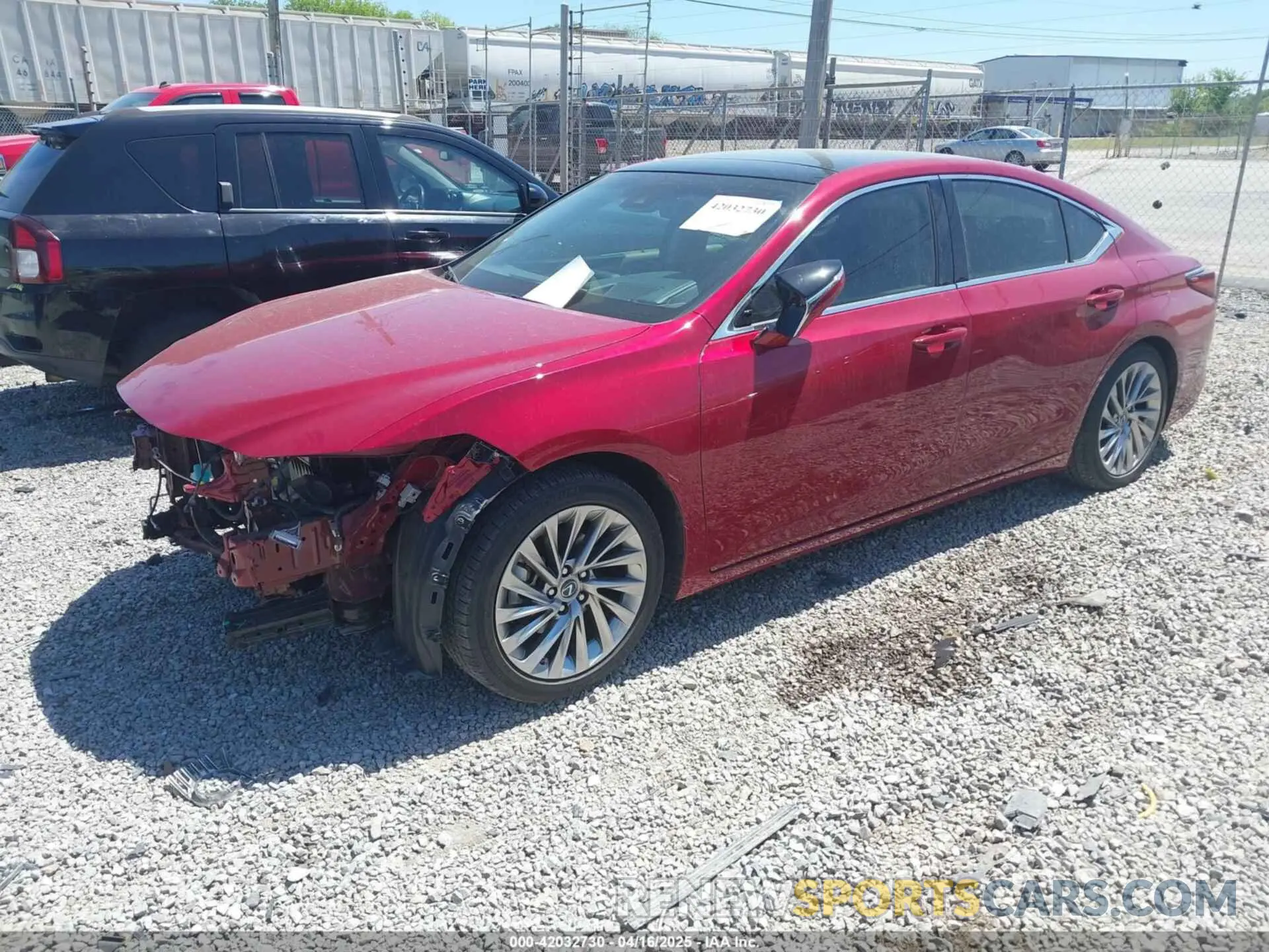 2 Photograph of a damaged car 58ABZ1B16KU011174 LEXUS ES 350 2019