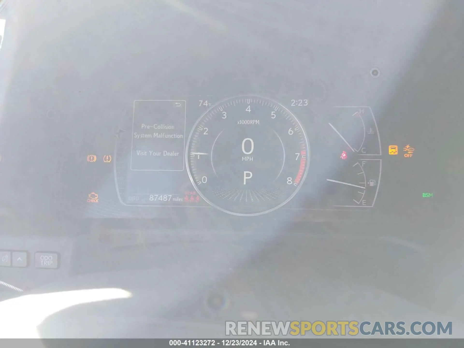 7 Photograph of a damaged car 58ABZ1B16KU026483 LEXUS ES 350 2019