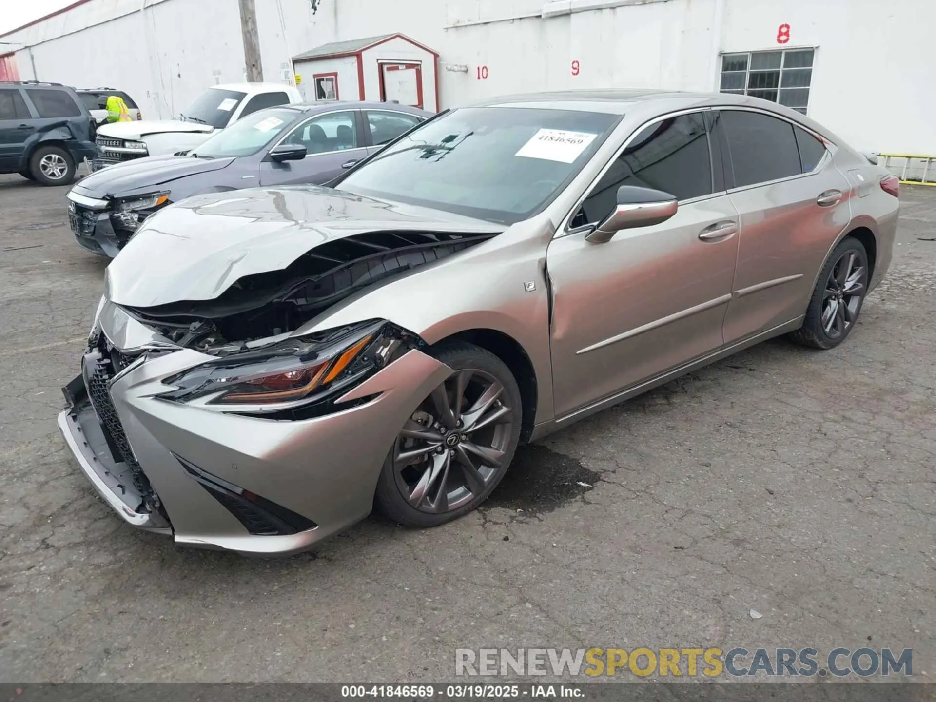 2 Photograph of a damaged car 58ABZ1B16KU048435 LEXUS ES 350 2019
