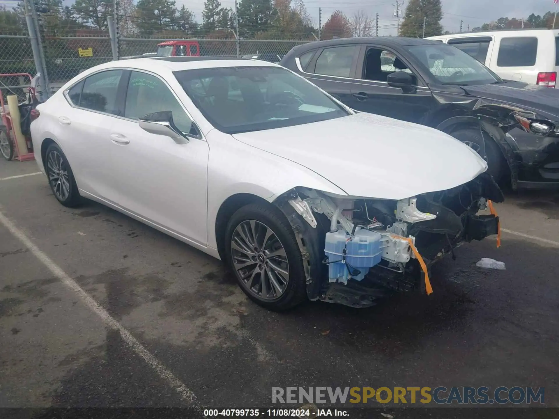 1 Photograph of a damaged car 58ABZ1B17KU044846 LEXUS ES 350 2019
