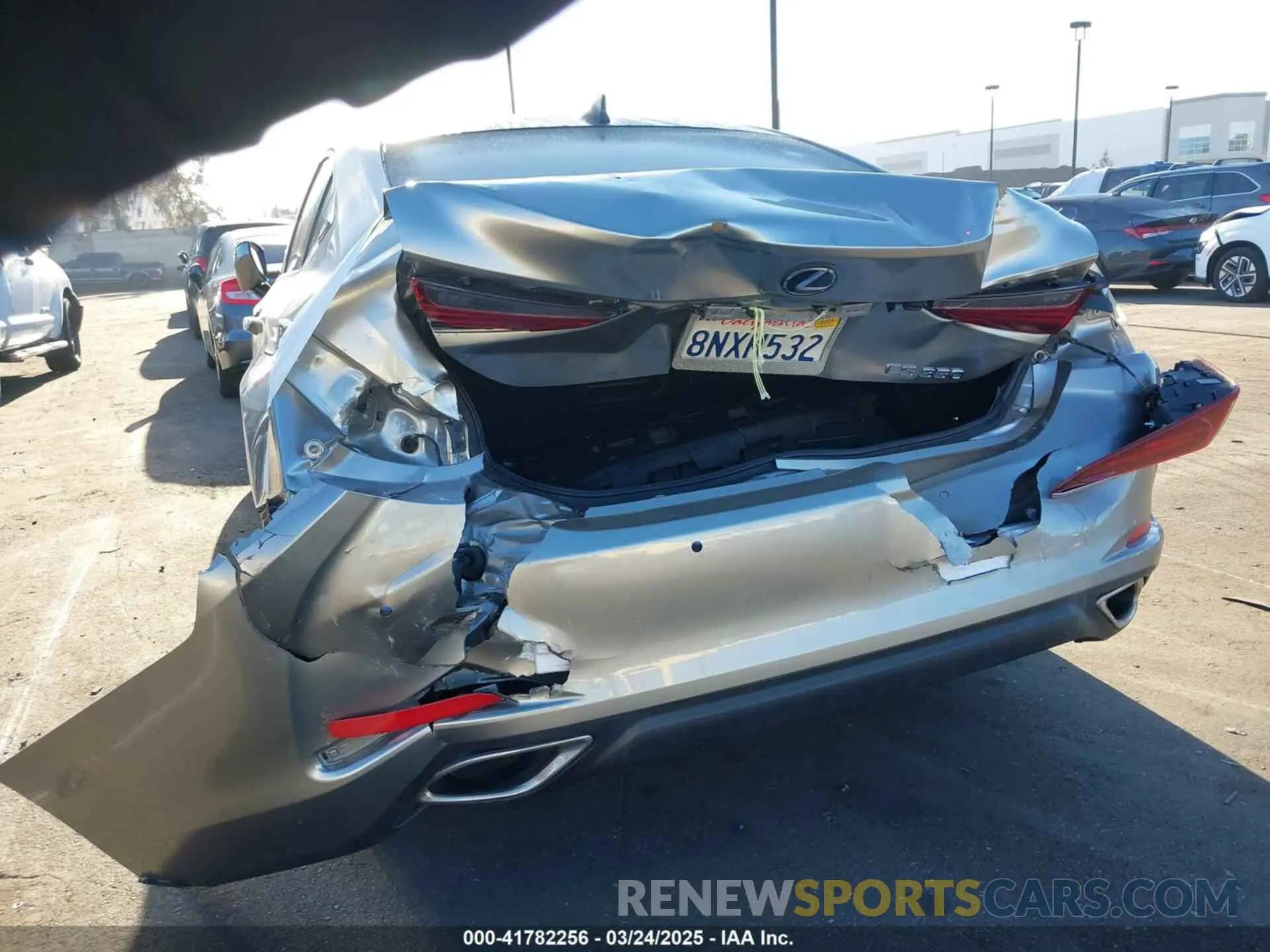 6 Photograph of a damaged car JTHBZ1B17K2004045 LEXUS ES 350 2019