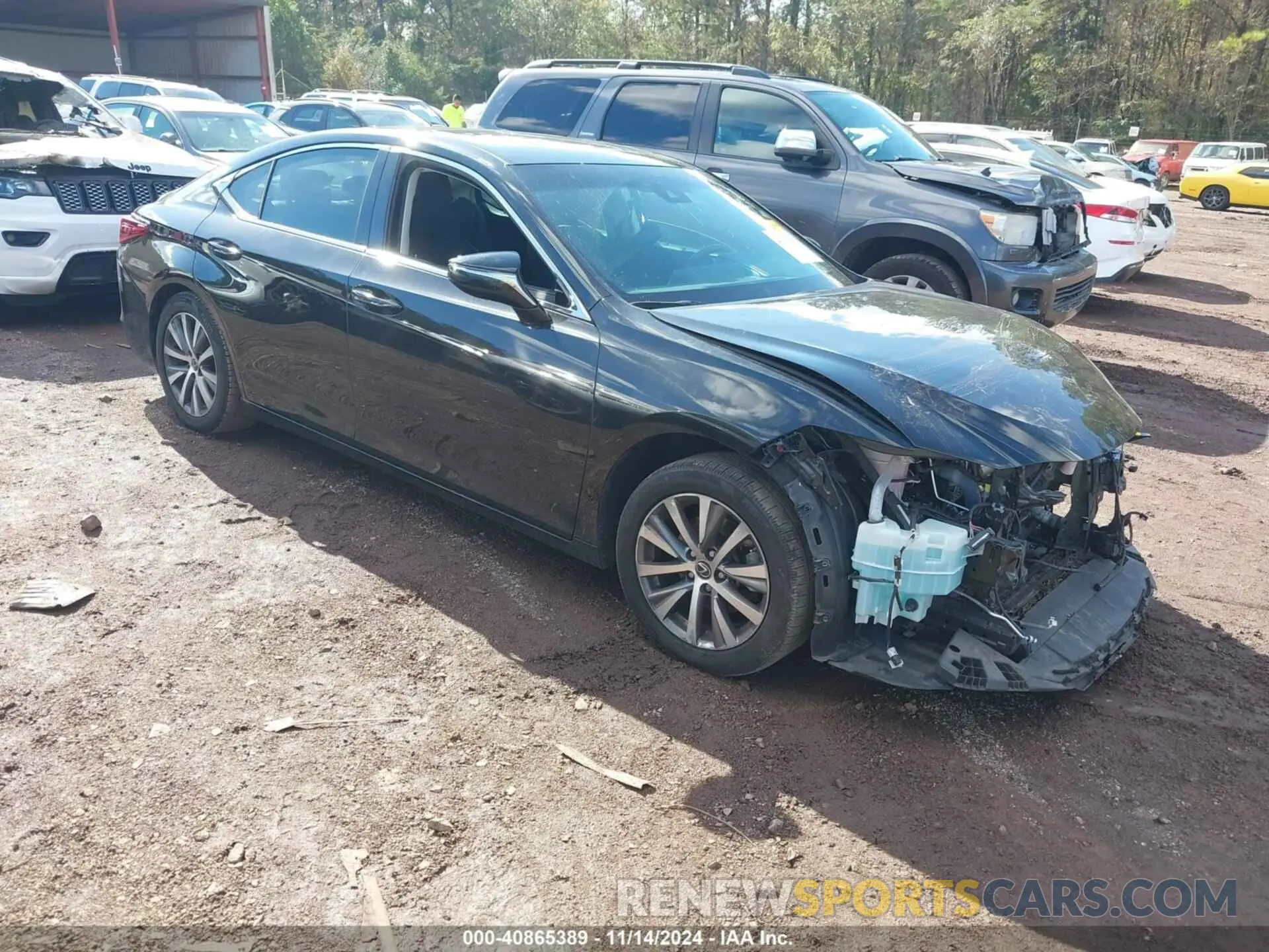 1 Photograph of a damaged car 58ACZ1B17LU051933 LEXUS ES 350 2020