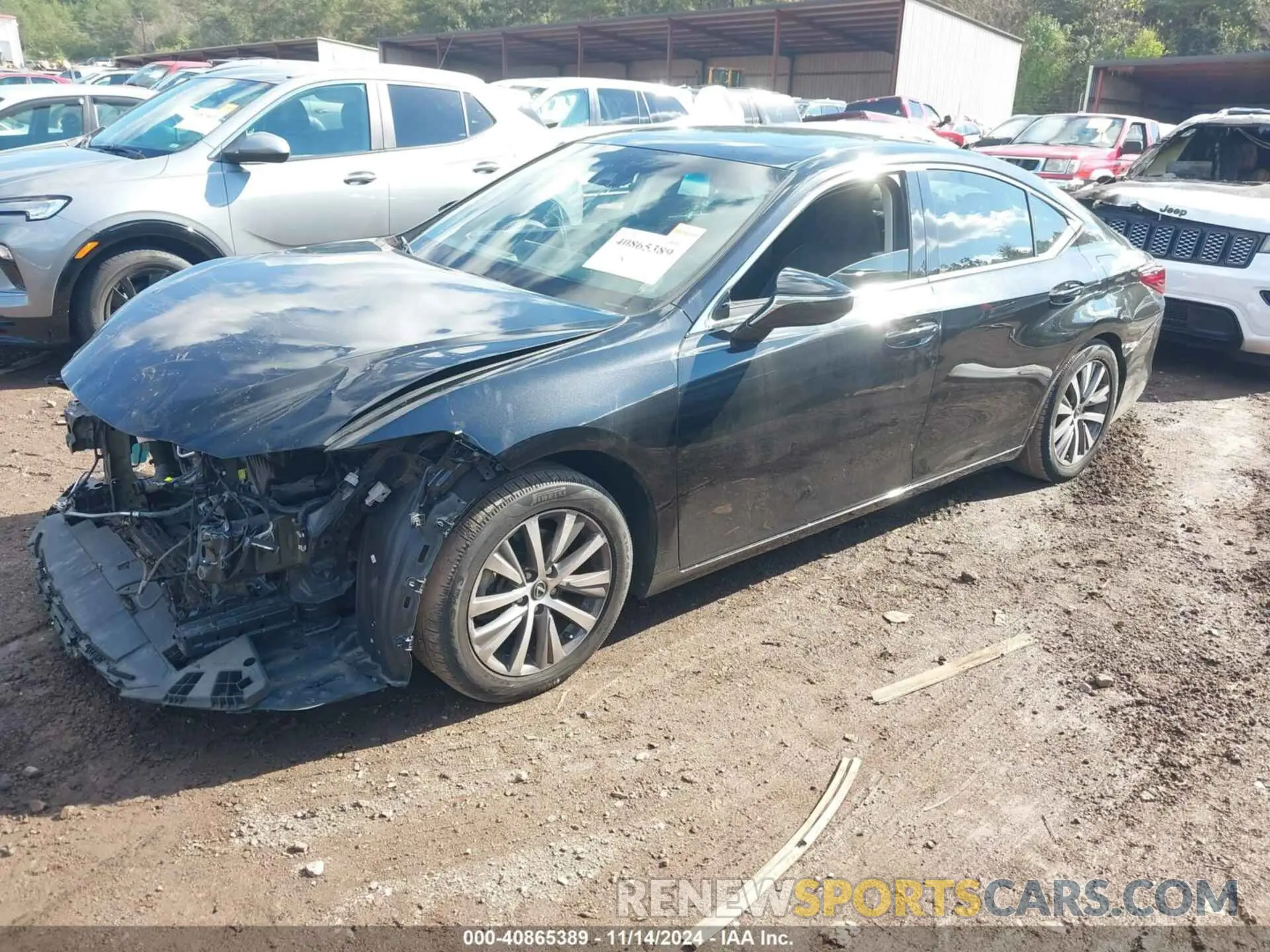 2 Photograph of a damaged car 58ACZ1B17LU051933 LEXUS ES 350 2020