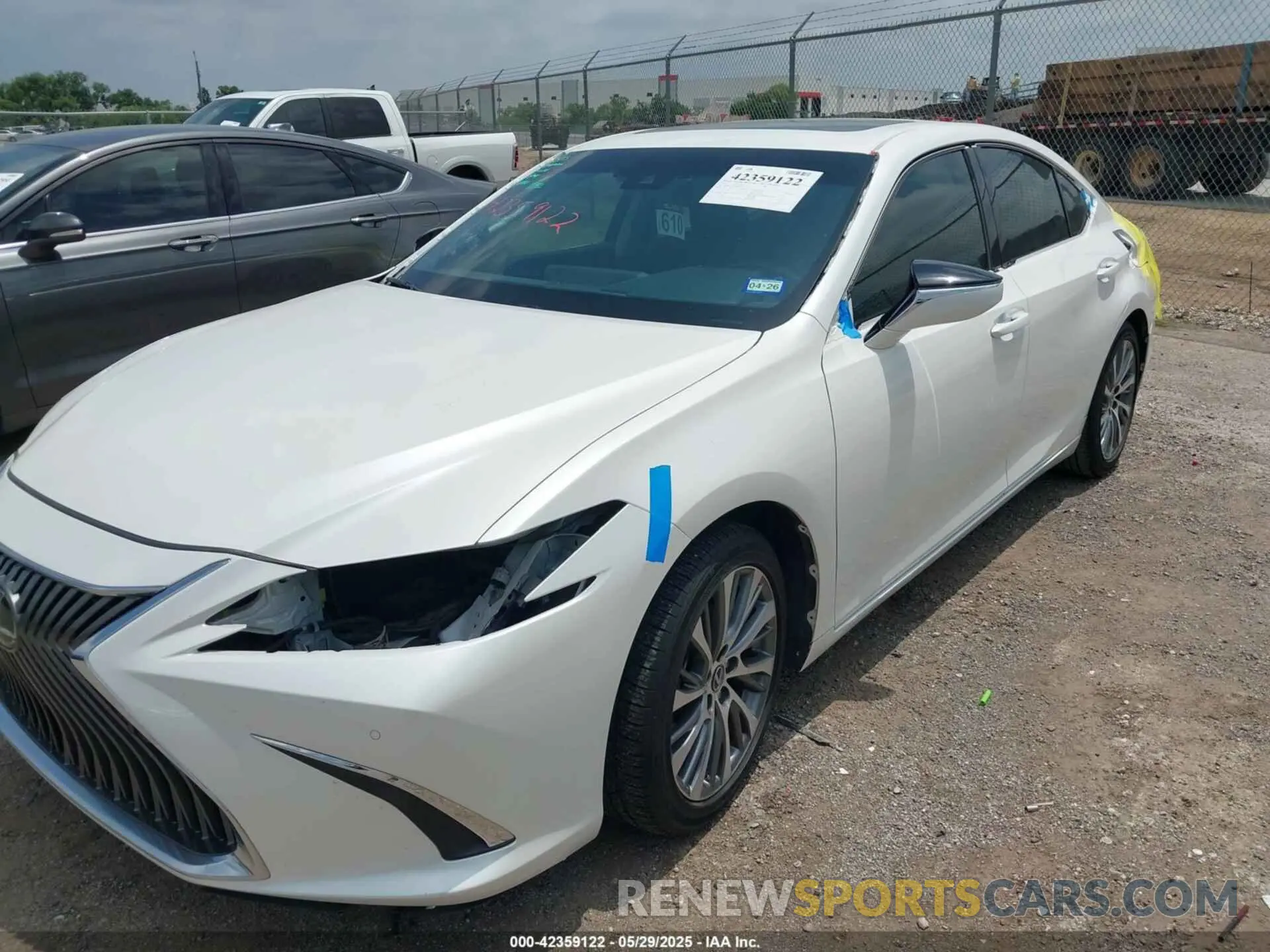 6 Photograph of a damaged car 58ADZ1B11LU063578 LEXUS ES 350 2020