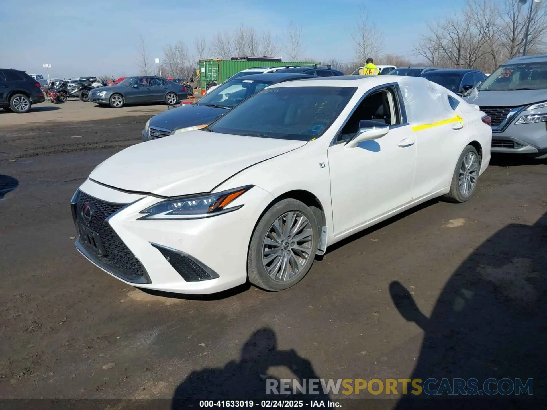 2 Photograph of a damaged car 58ADZ1B14LU060691 LEXUS ES 350 2020