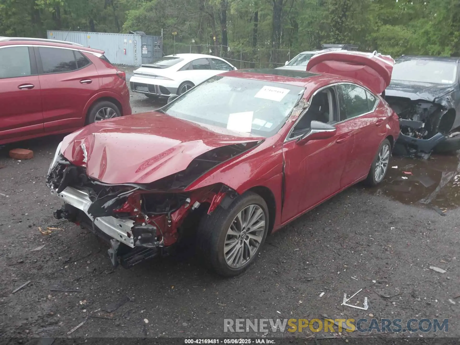 6 Photograph of a damaged car 58ADZ1B19LU078202 LEXUS ES 350 2020