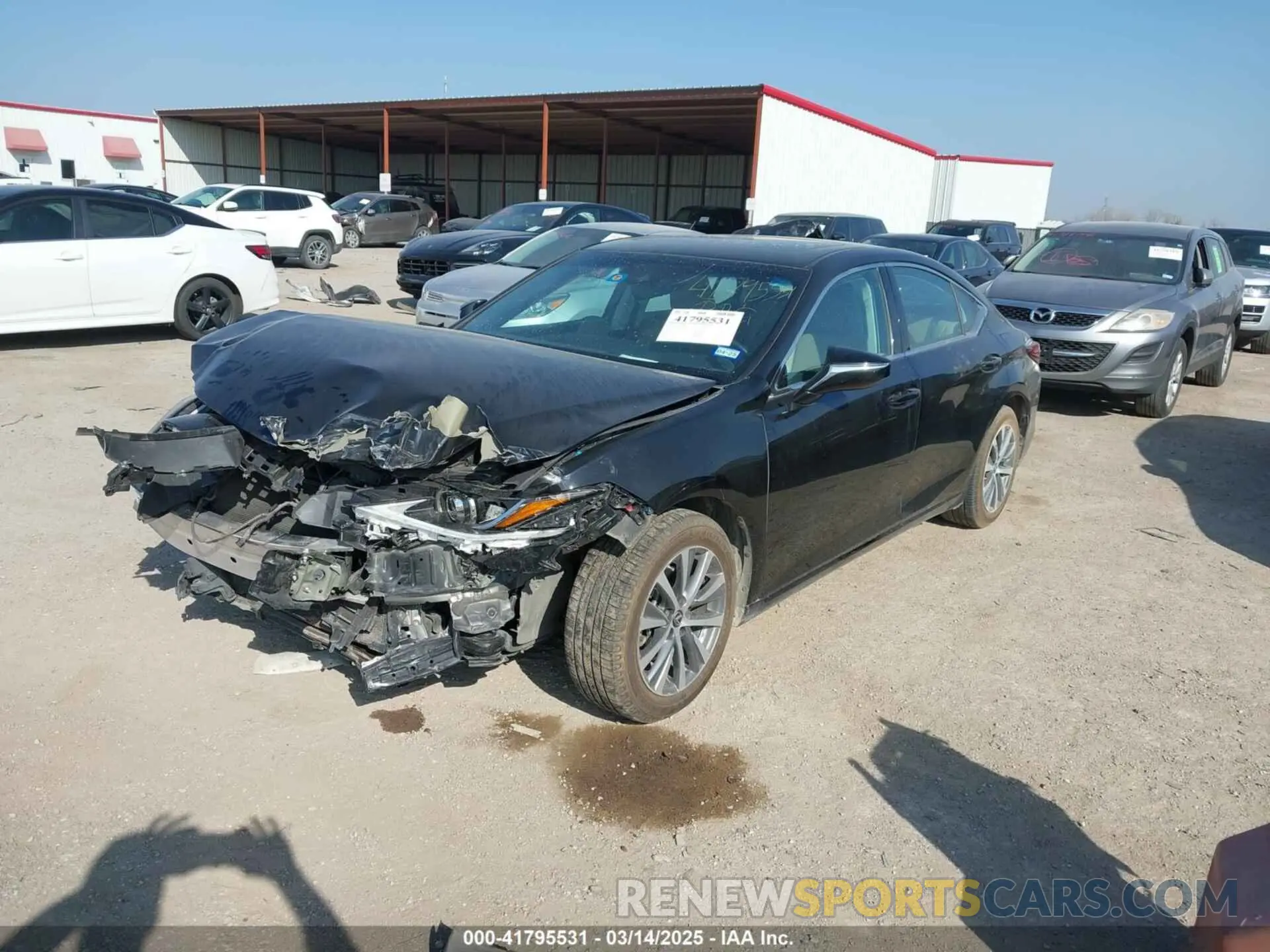 2 Photograph of a damaged car 58ADZ1B1XLU070884 LEXUS ES 350 2020