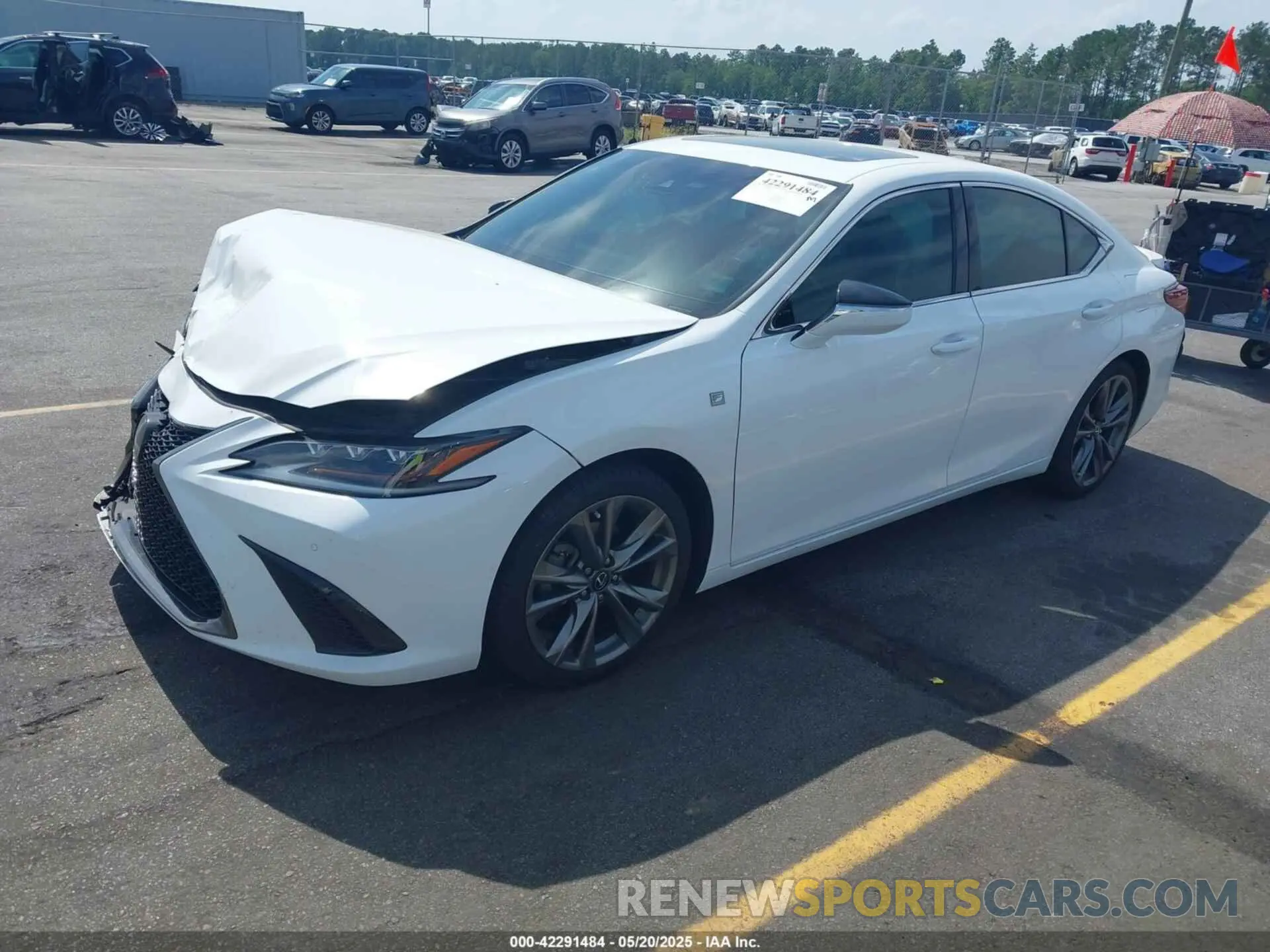 2 Photograph of a damaged car 58AGZ1B11LU065716 LEXUS ES 350 2020