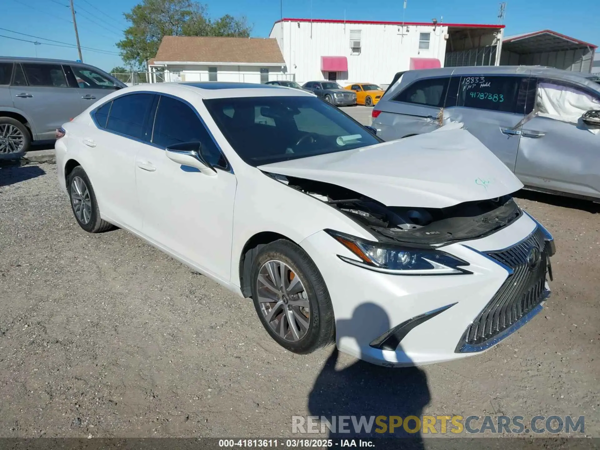 1 Photograph of a damaged car 58ACZ1B14MU085278 LEXUS ES 350 2021