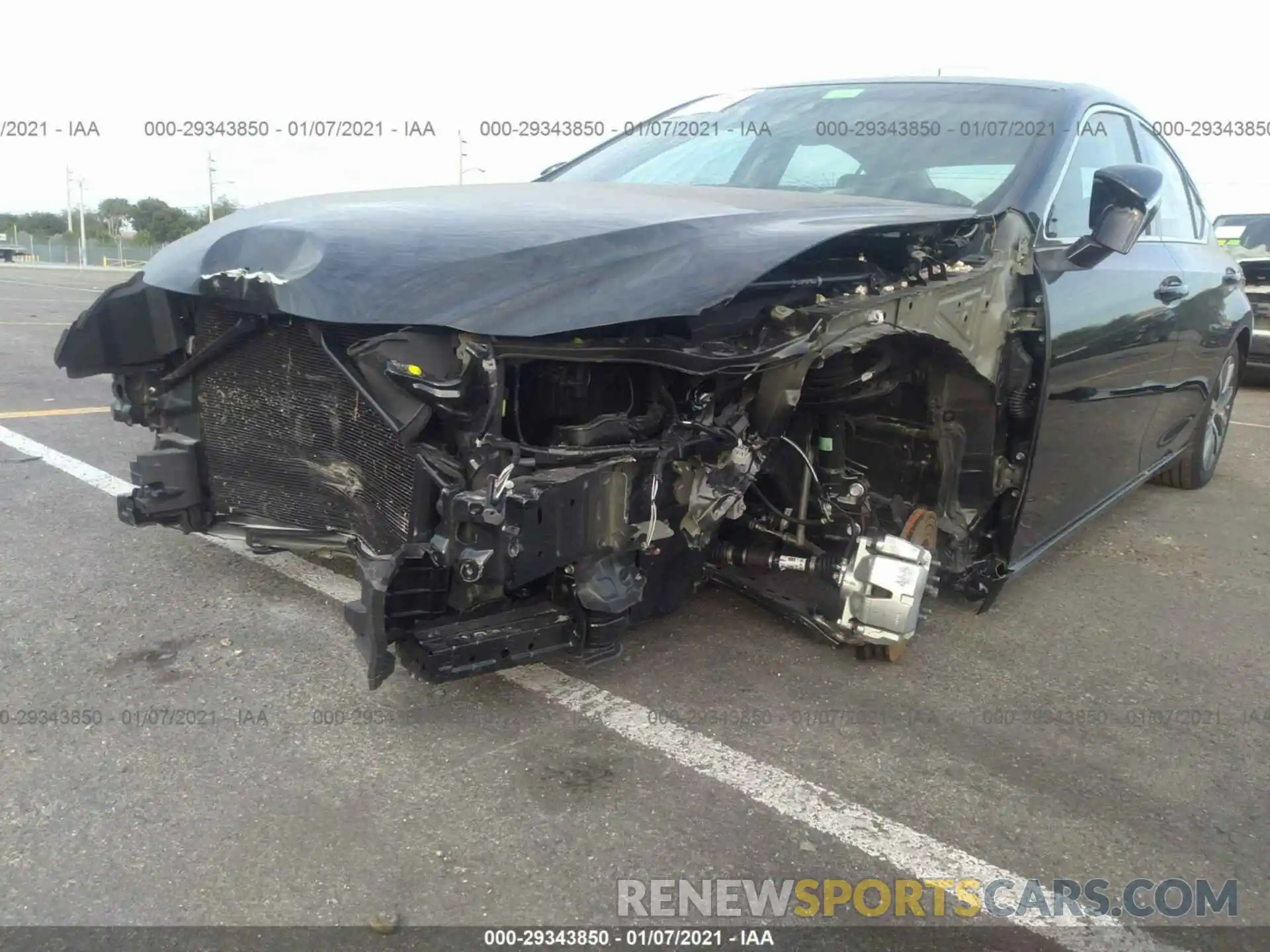 6 Photograph of a damaged car 58ACZ1B14MU085961 LEXUS ES 350 2021