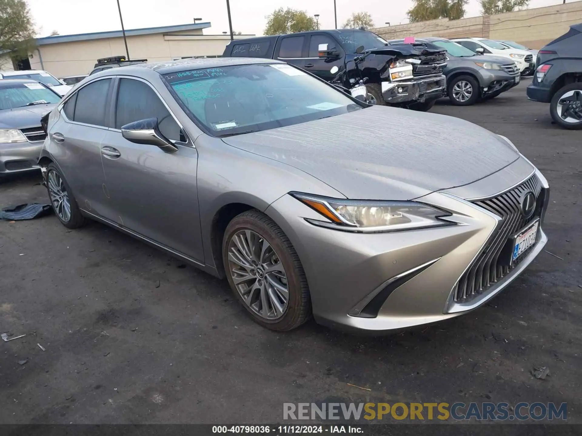 1 Photograph of a damaged car 58ADZ1B10MU101111 LEXUS ES 350 2021