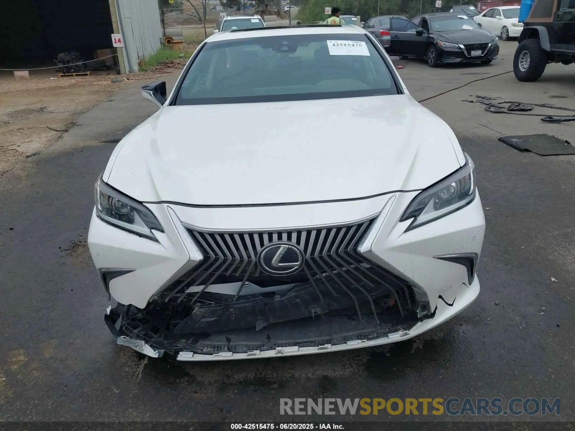 12 Photograph of a damaged car 58ADZ1B14MU086192 LEXUS ES 350 2021