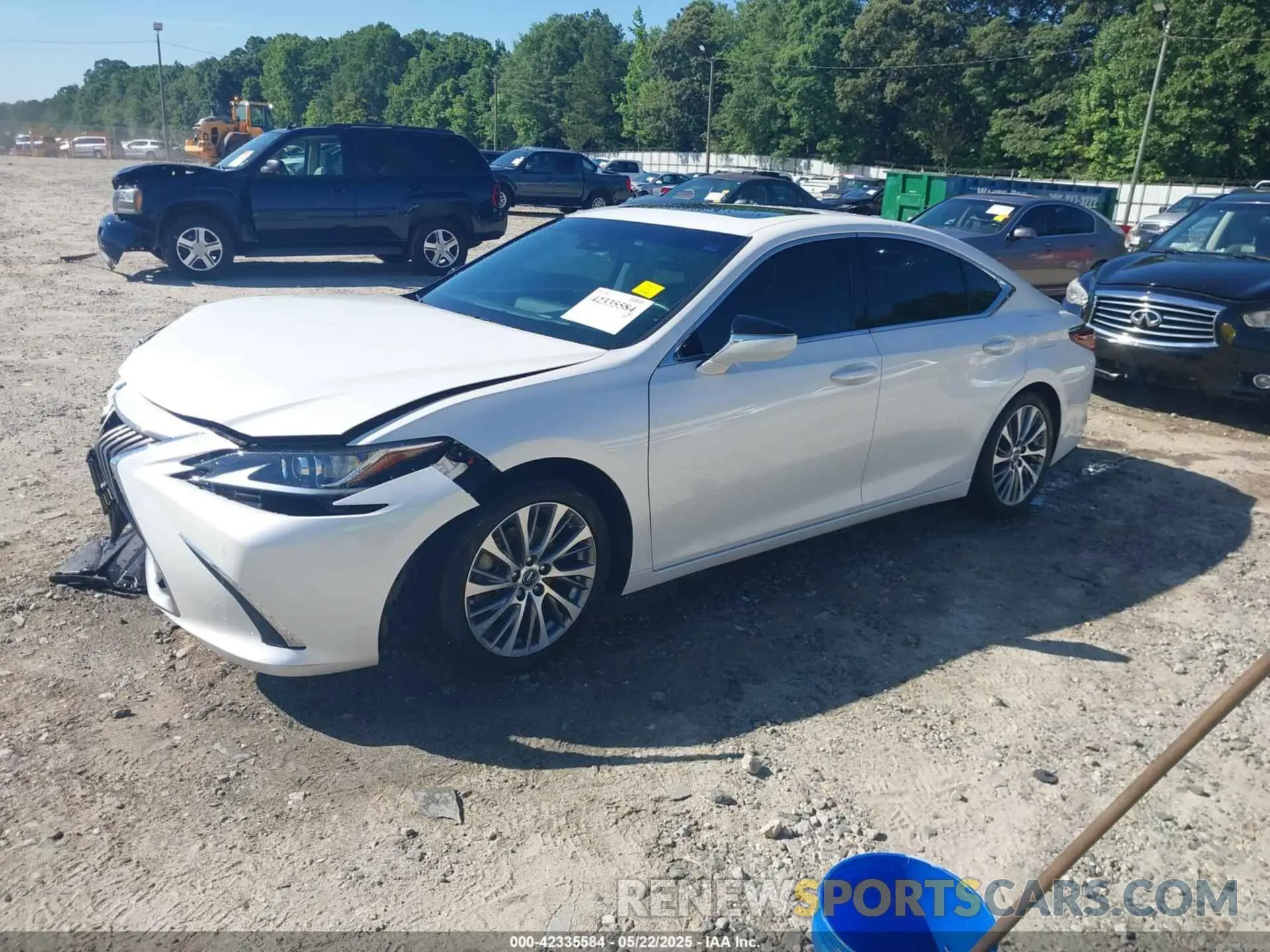 2 Photograph of a damaged car 58ADZ1B17MU086347 LEXUS ES 350 2021