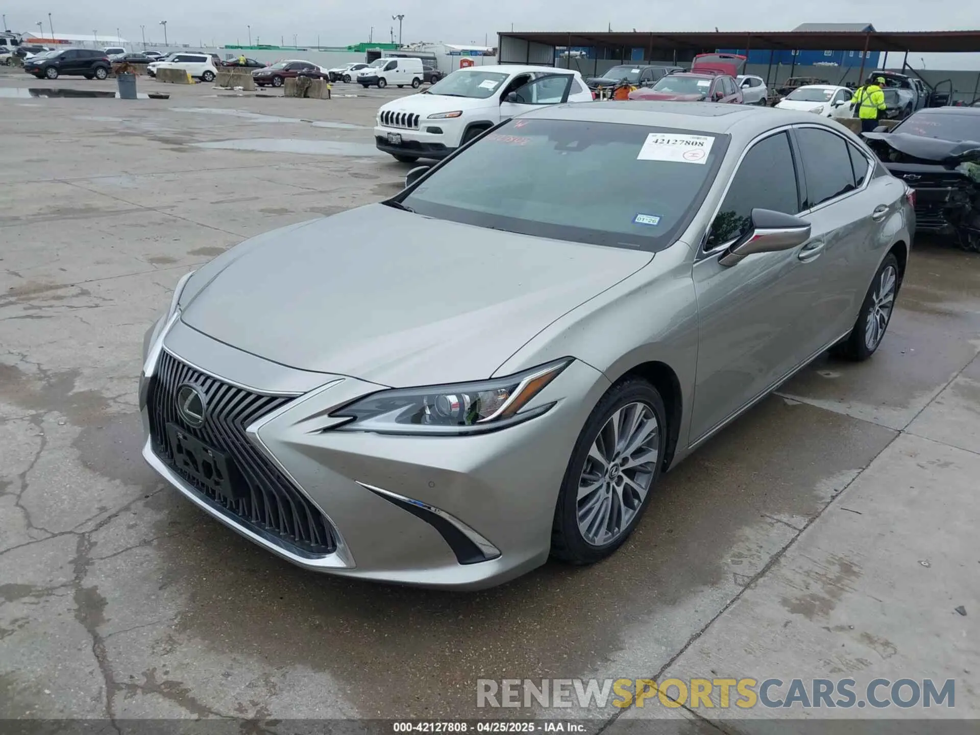 2 Photograph of a damaged car 58ADZ1B19MU098743 LEXUS ES 350 2021