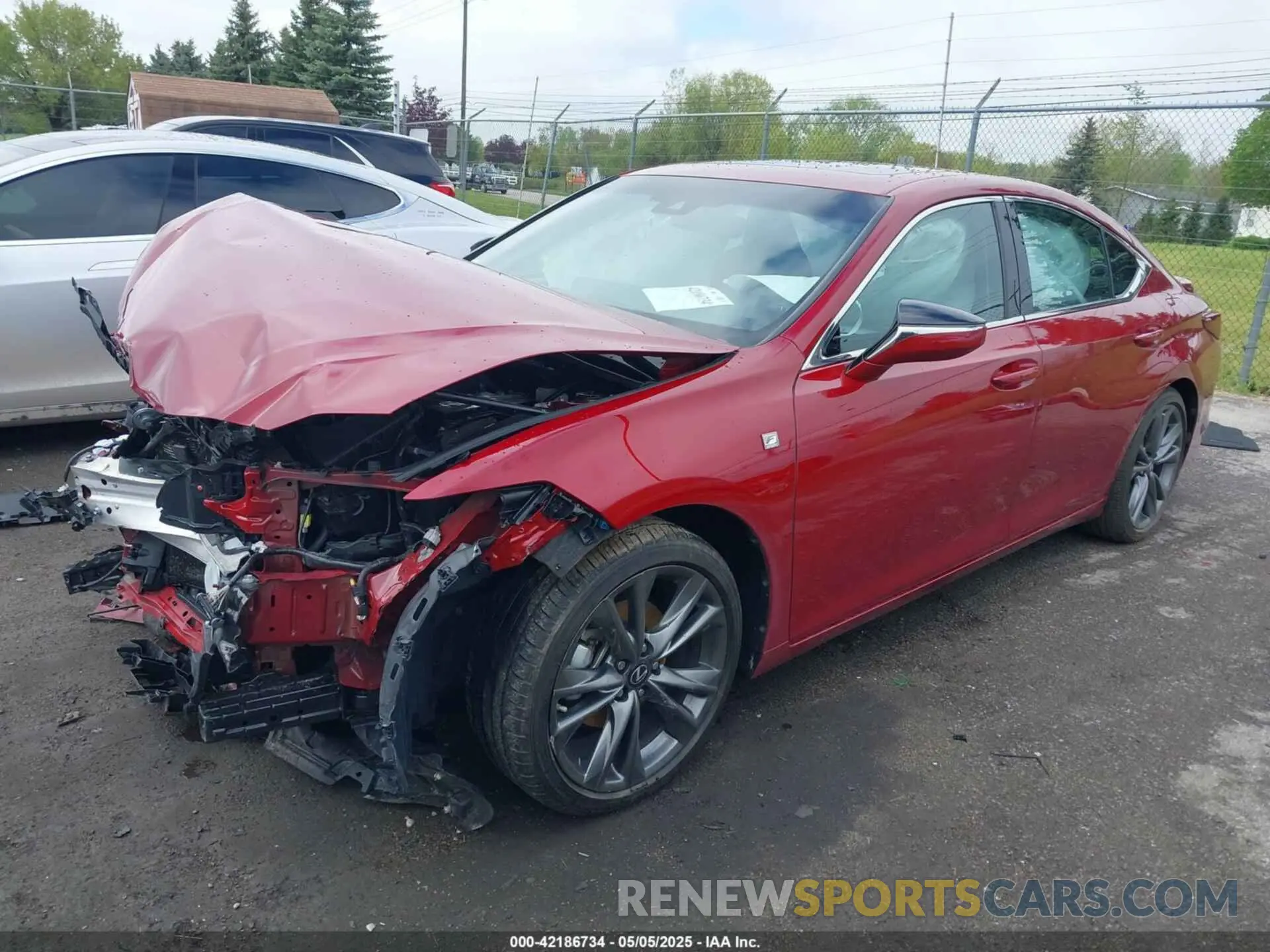 2 Photograph of a damaged car 58AGZ1B10MU099597 LEXUS ES 350 2021